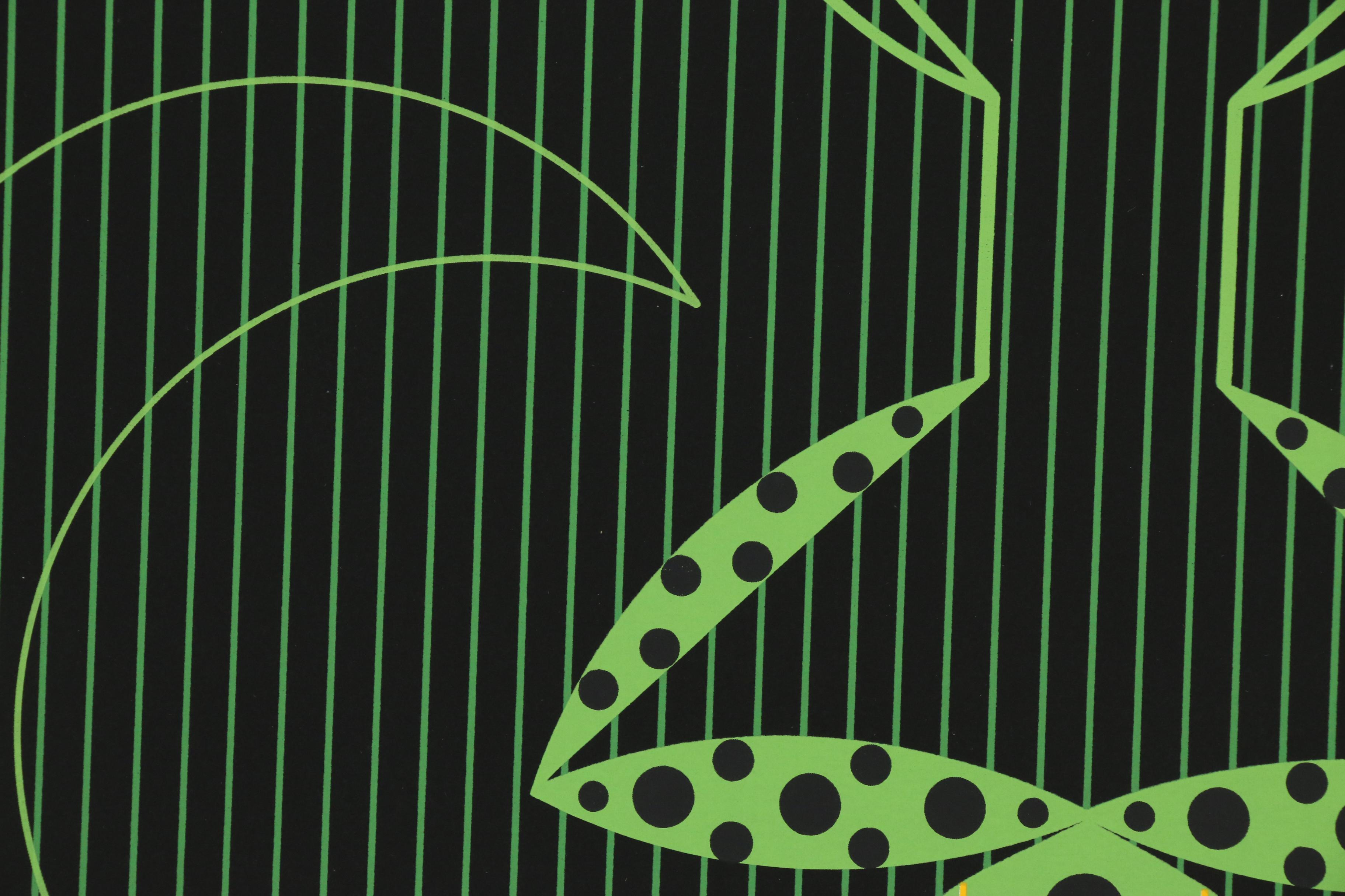 Charley Harper Serigraph "Frog Eat Frog", 1978