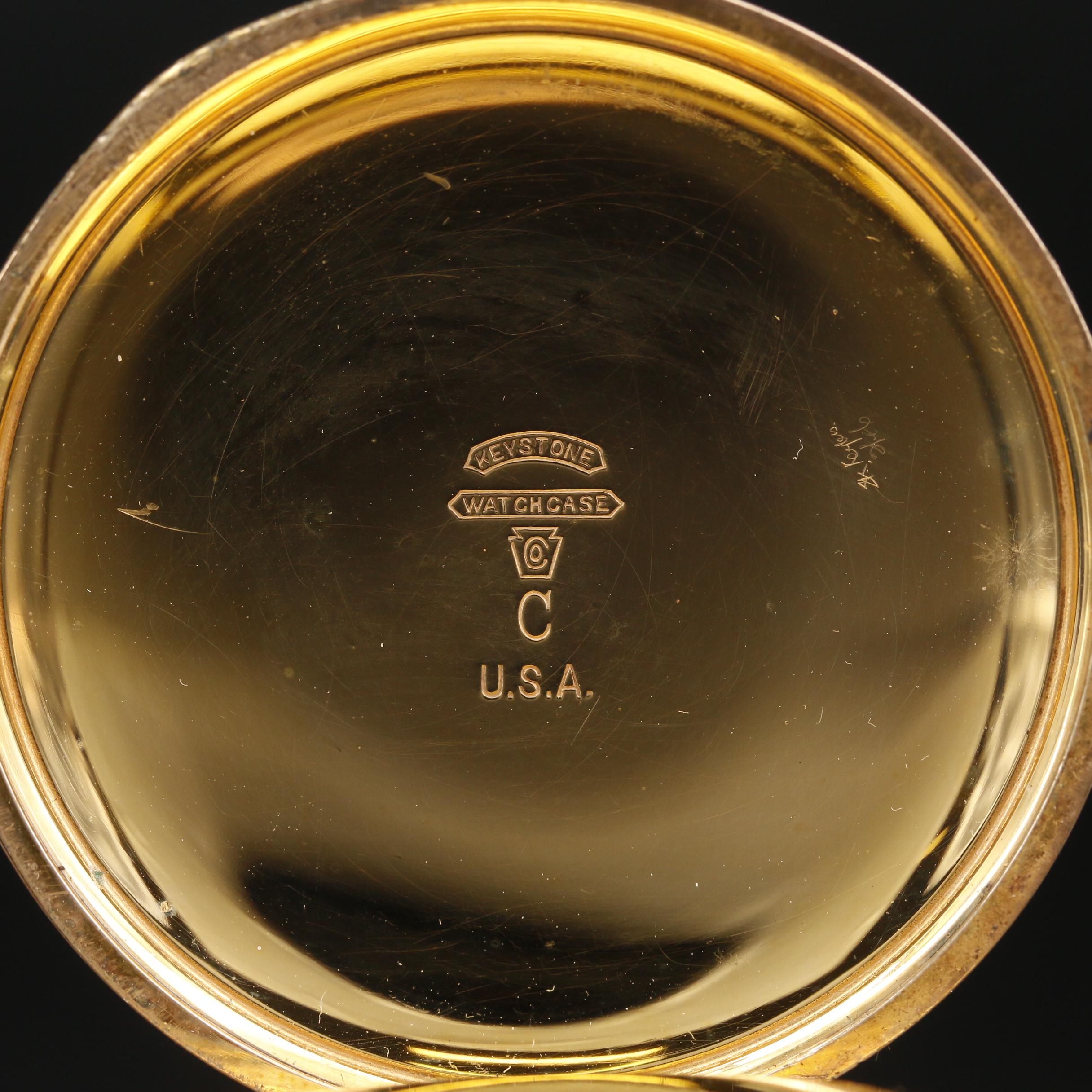 1926 Elgin Gold Filled Hunting Case Pocket Watch