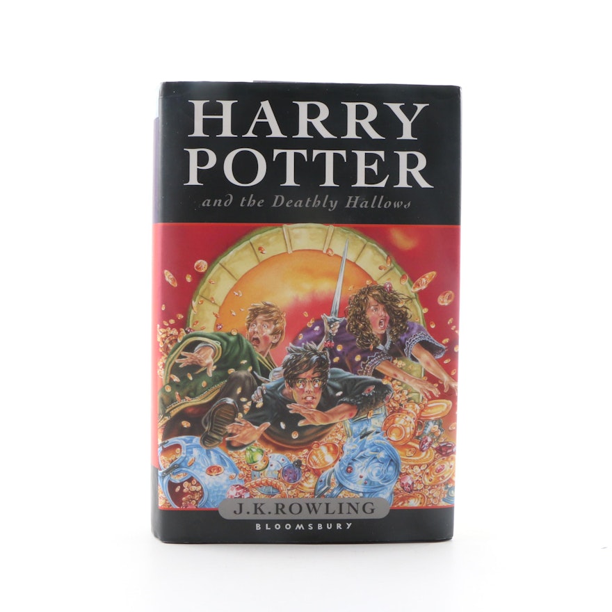 First UK Printing "Harry Potter and the Deathly Hallows" by J. K. Rowling, 2007