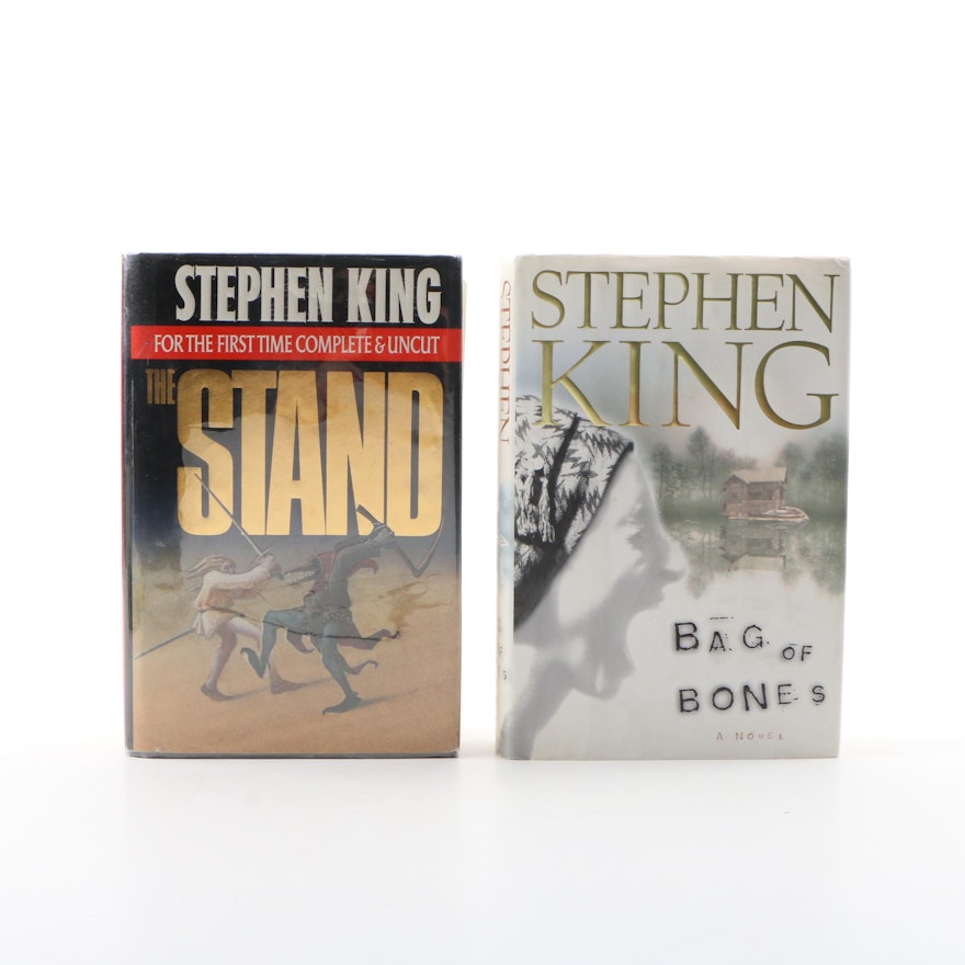First Printings "Bag of Bones" and "The Stand: Complete & Uncut" by Stephen King