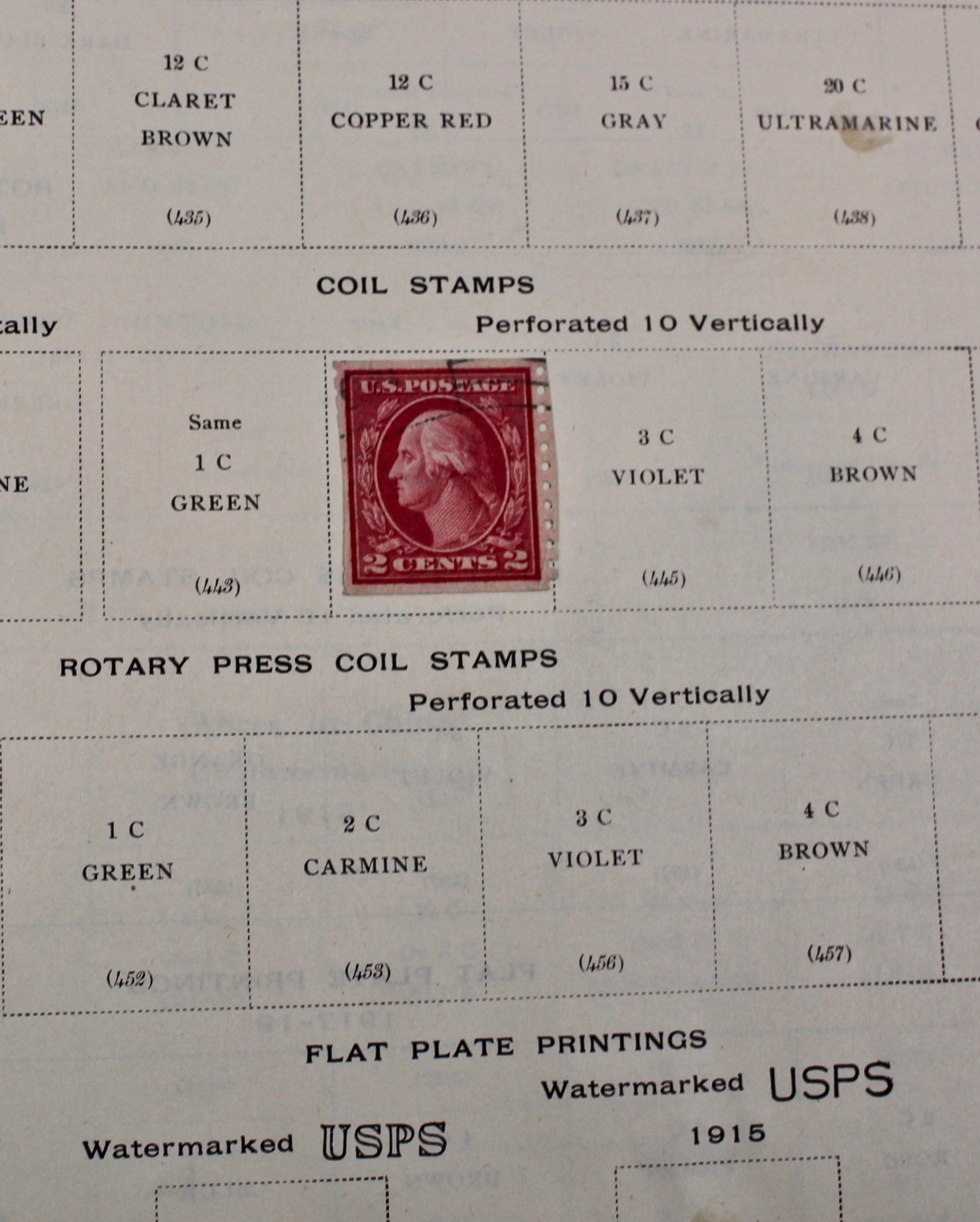 International Stamp Collection in Early Scott's Stamp Album, 1901–1920