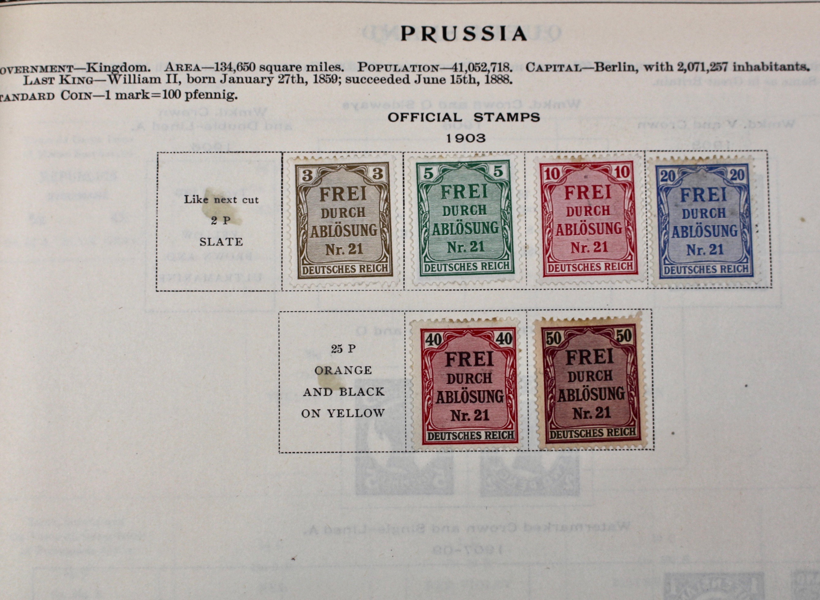 International Stamp Collection in Early Scott's Stamp Album, 1901–1920