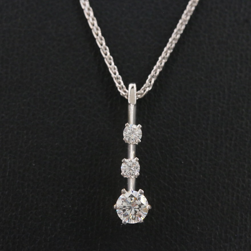 14K Diamond Necklace