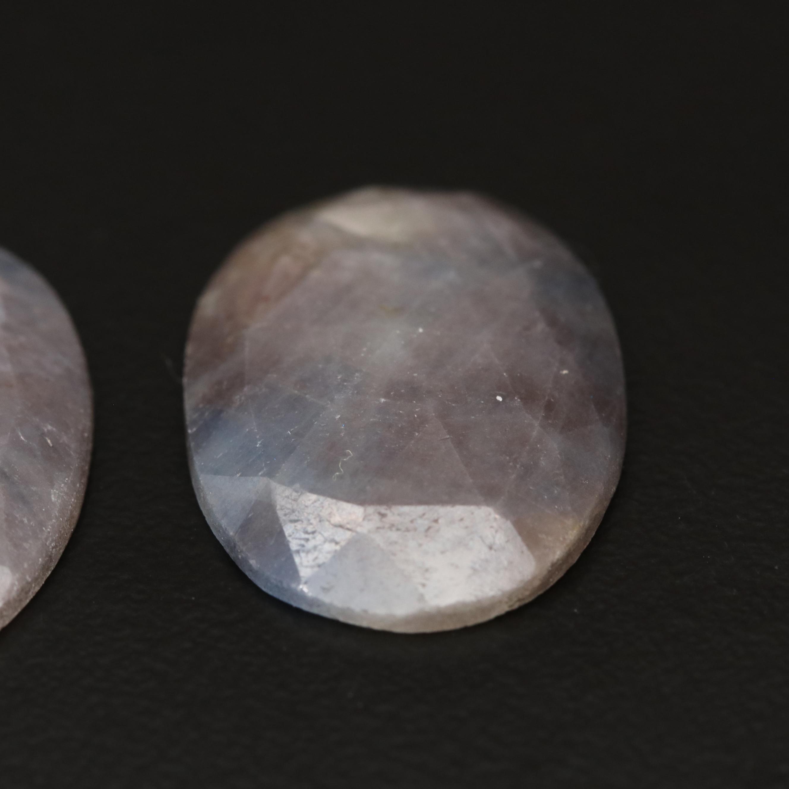 Loose 31.27 CTW Matched Pair of Corundums