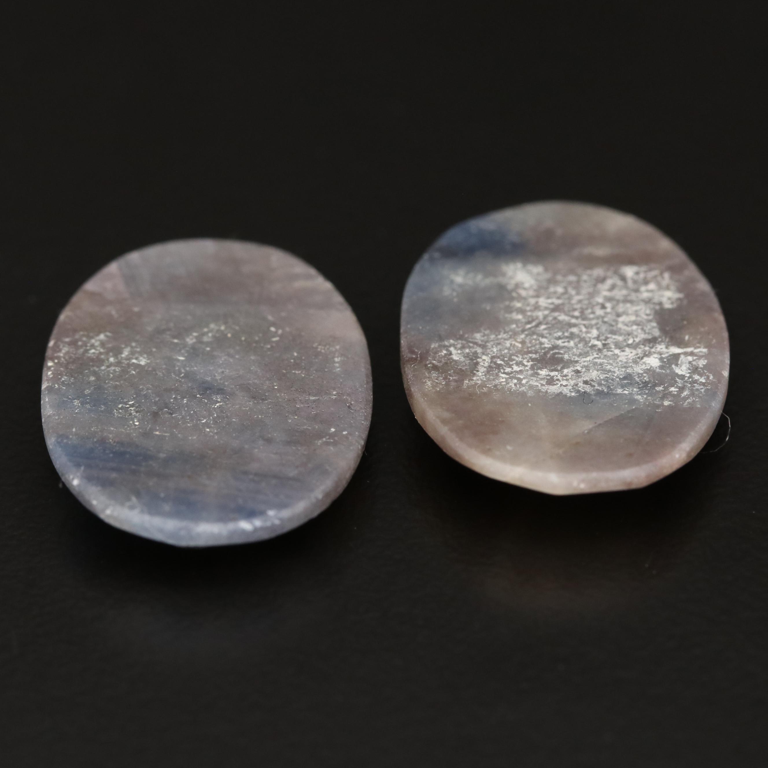 Loose 31.27 CTW Matched Pair of Corundums