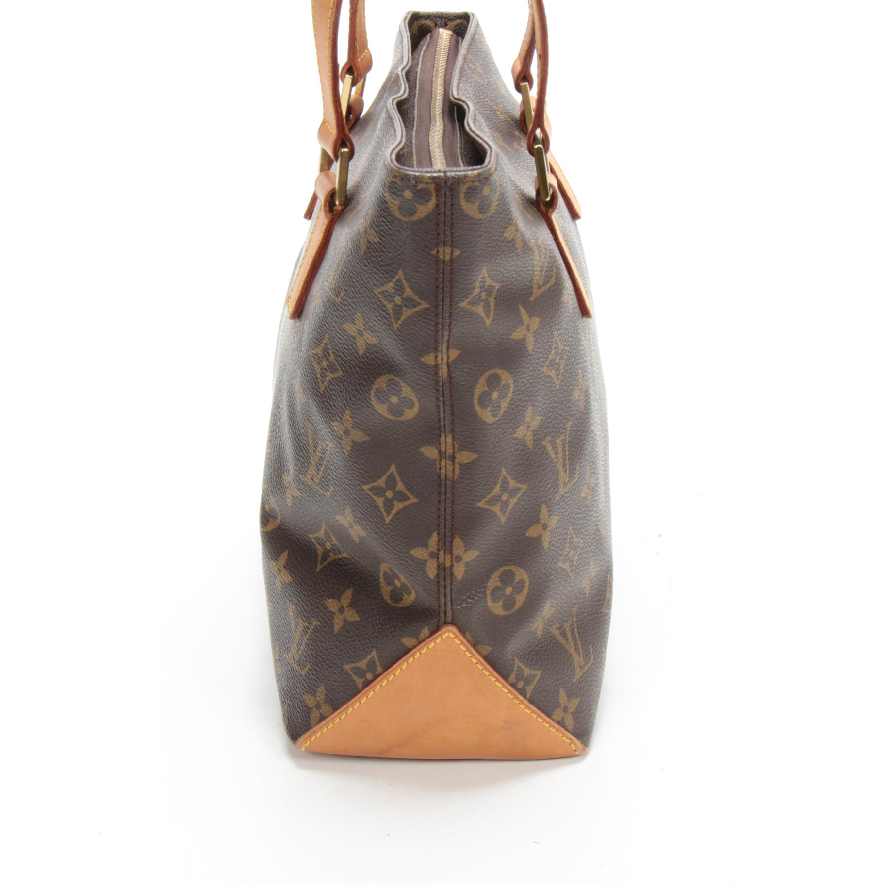 Louis Vuitton Cabas Piano Tote in Monogram Canvas and Vachetta Leather