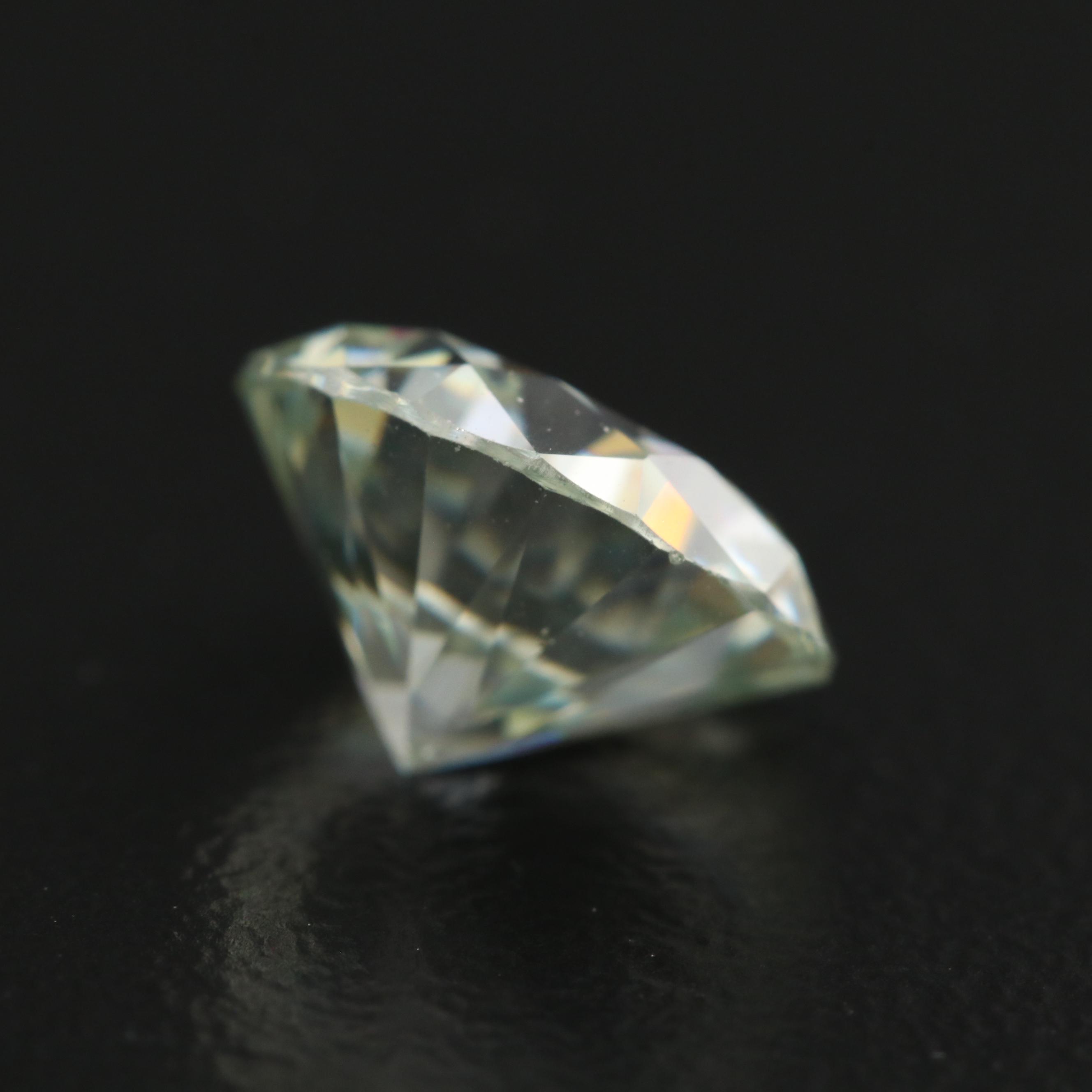 Loose 2.55 CT Round Faceted Laboratory Grown Moissanite