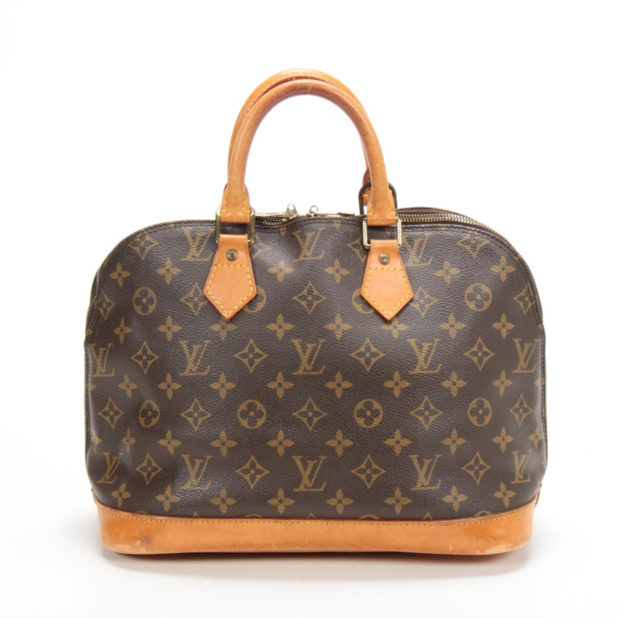 Louis Vuitton Alma PM in Monogram Canvas and Vachetta Leather