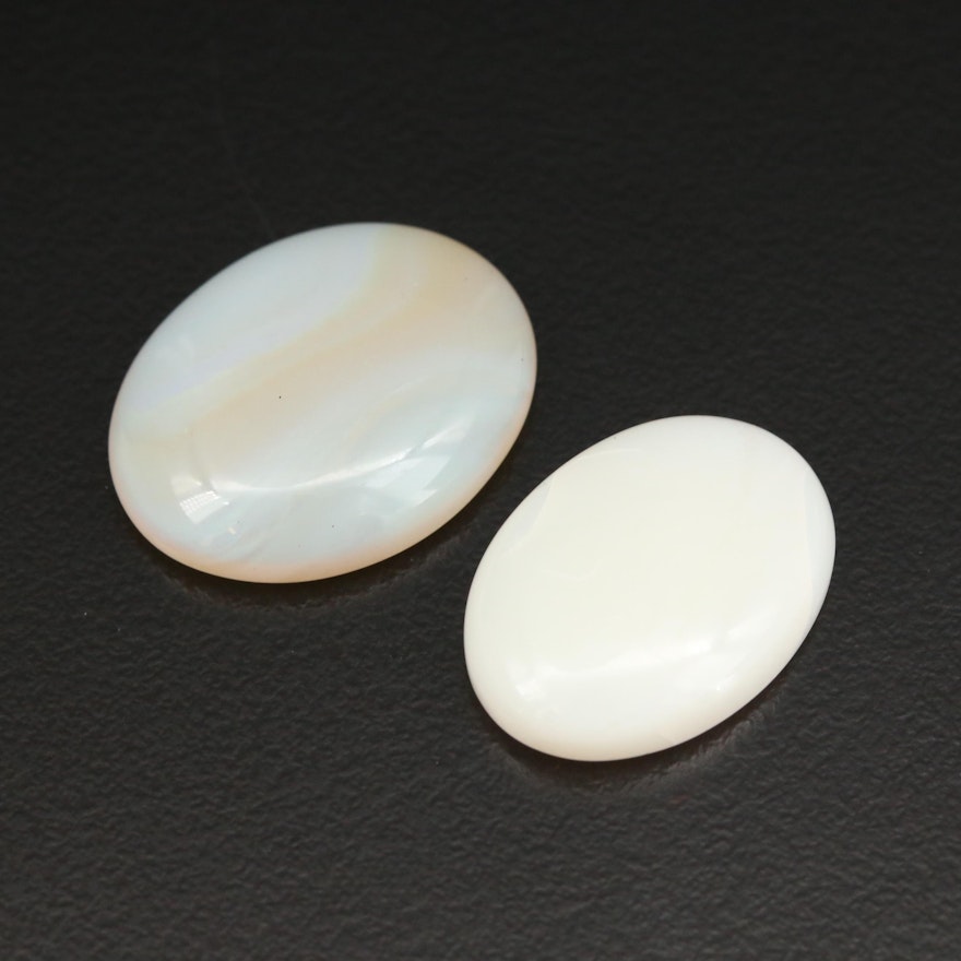 Loose Agate and Opal Cabochons