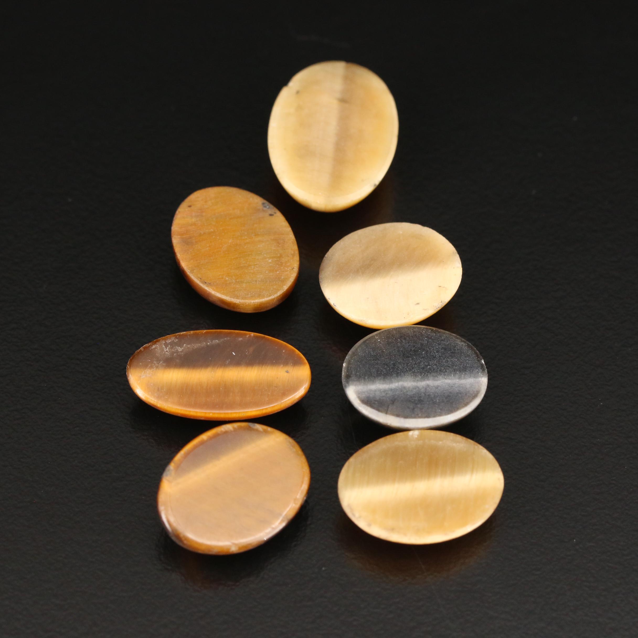 Loose Tiger's Eye Cabochons