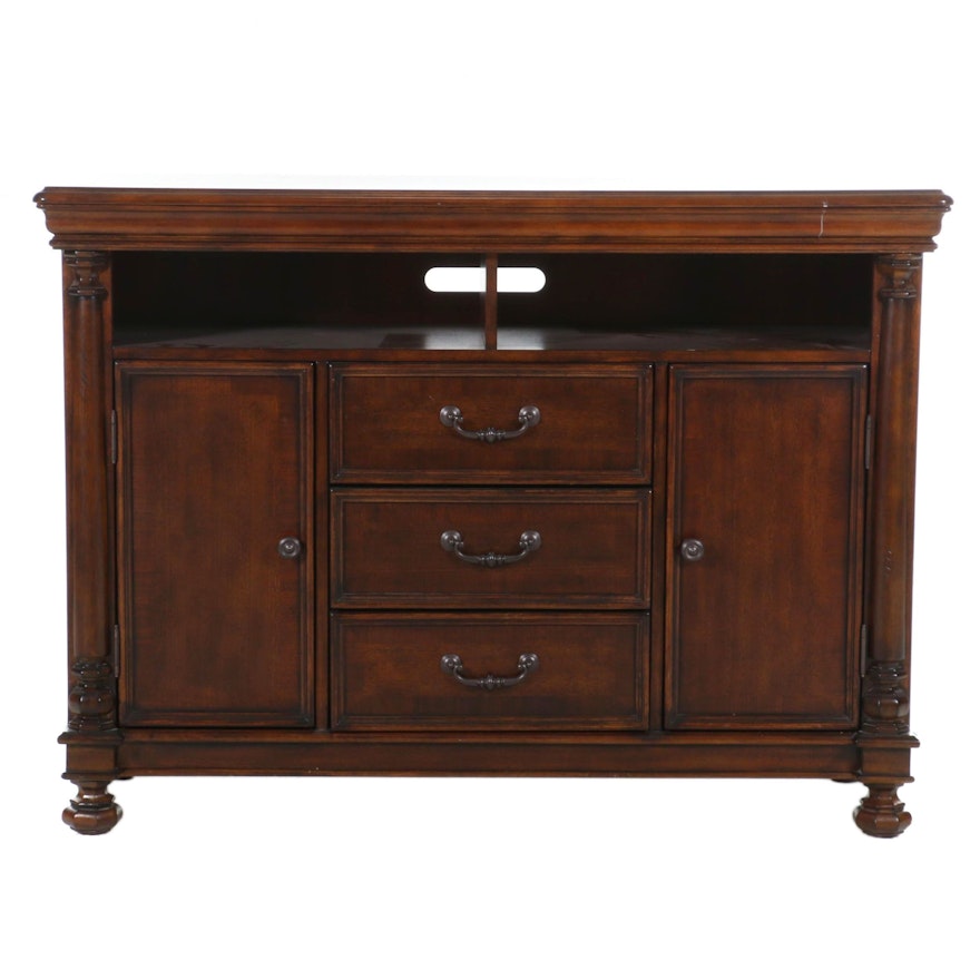 Mahogany Media Console