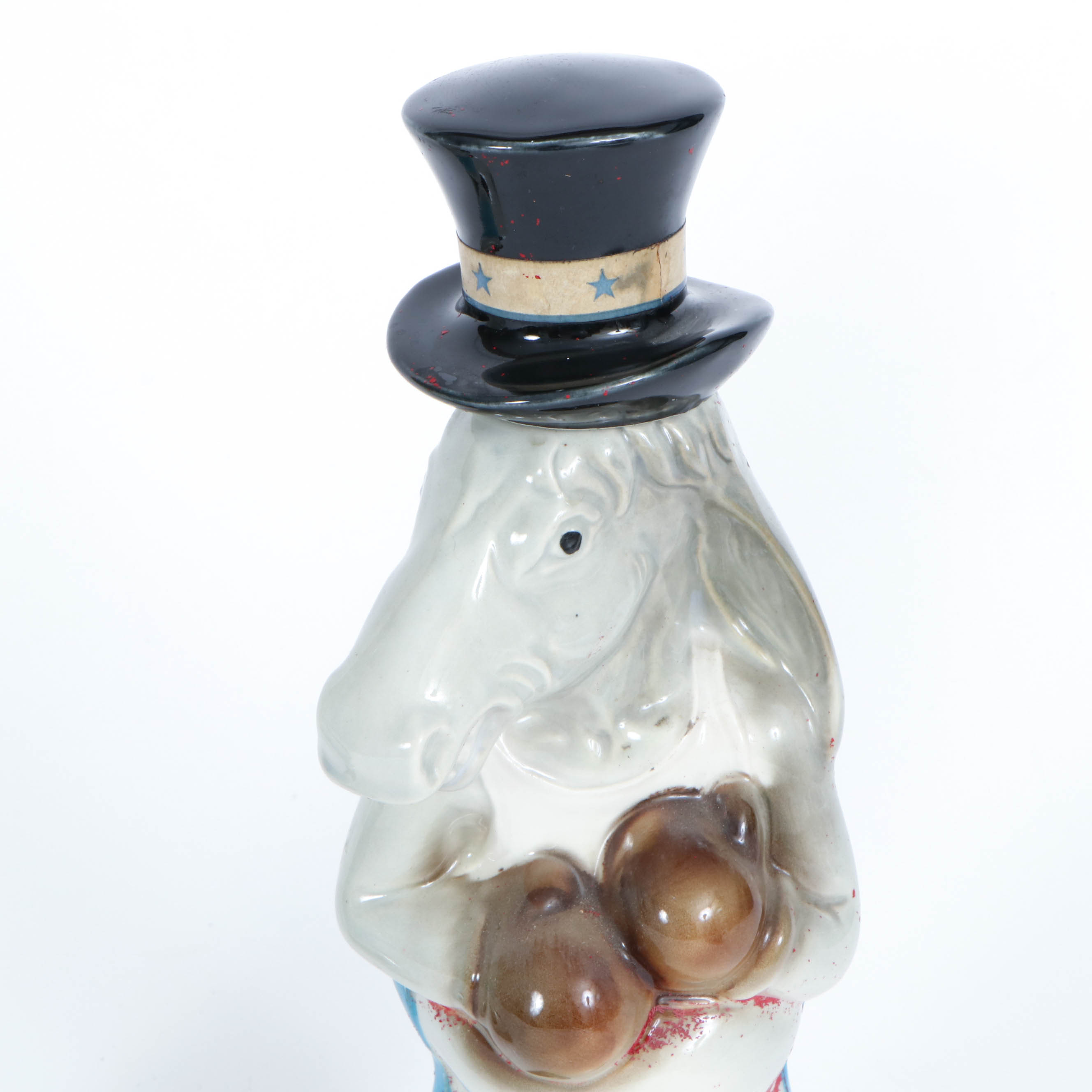 Jim Beam Political Boxing Ceramic Decanters, 1960s