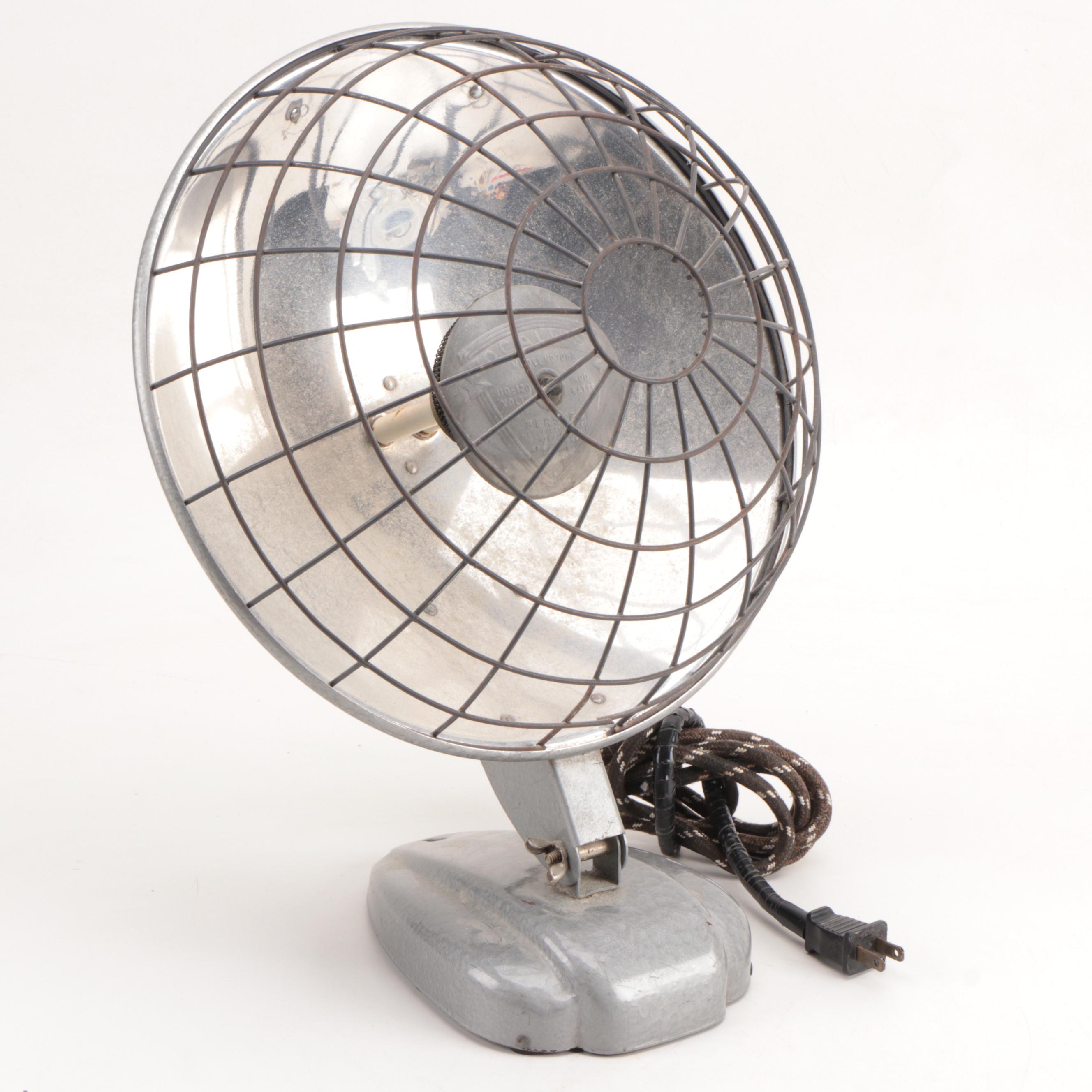 Focalipse Space Heater and Coiffurette Blow Dryer, Early to Mid 20th Century