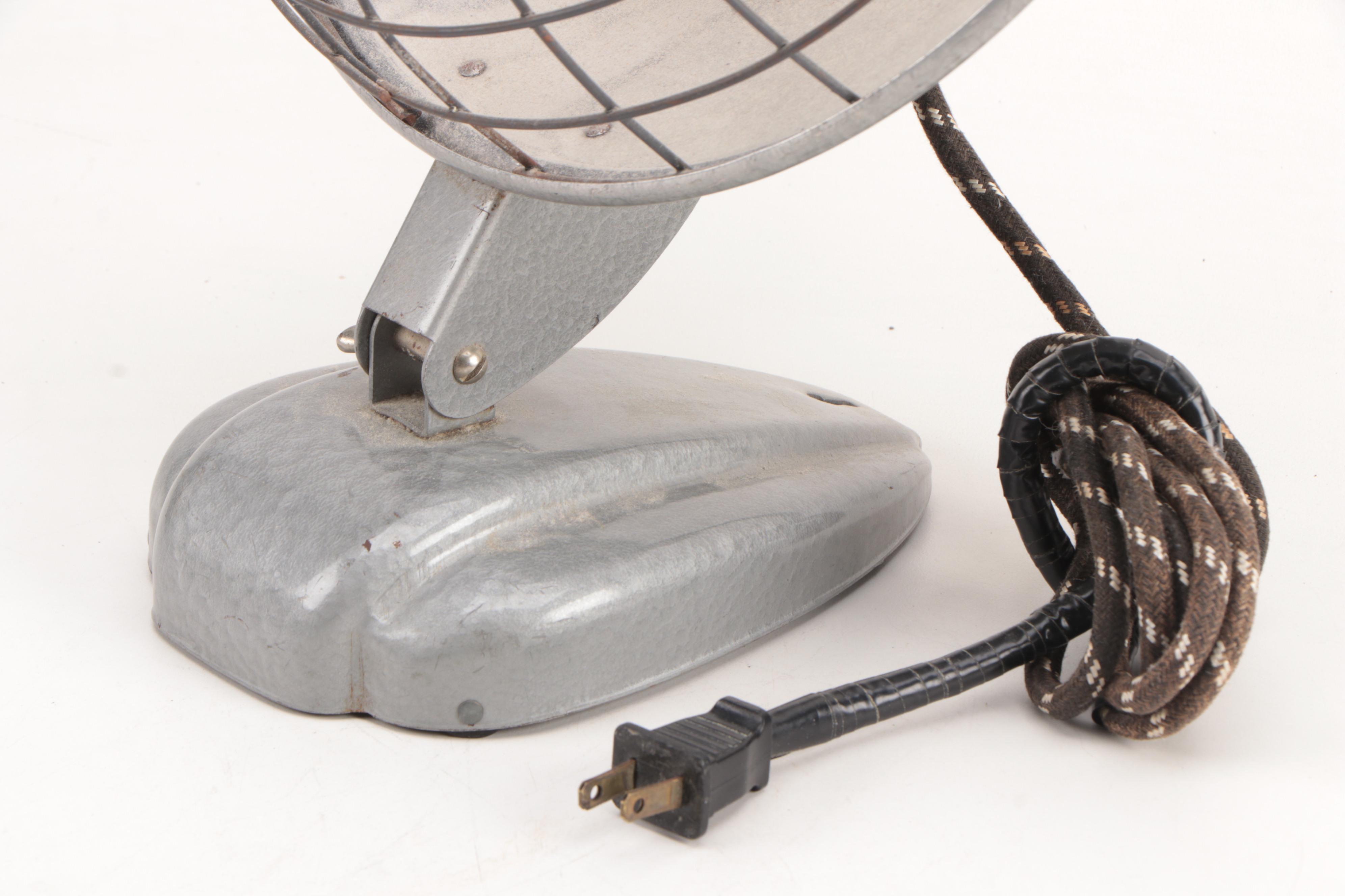 Focalipse Space Heater and Coiffurette Blow Dryer, Early to Mid 20th Century