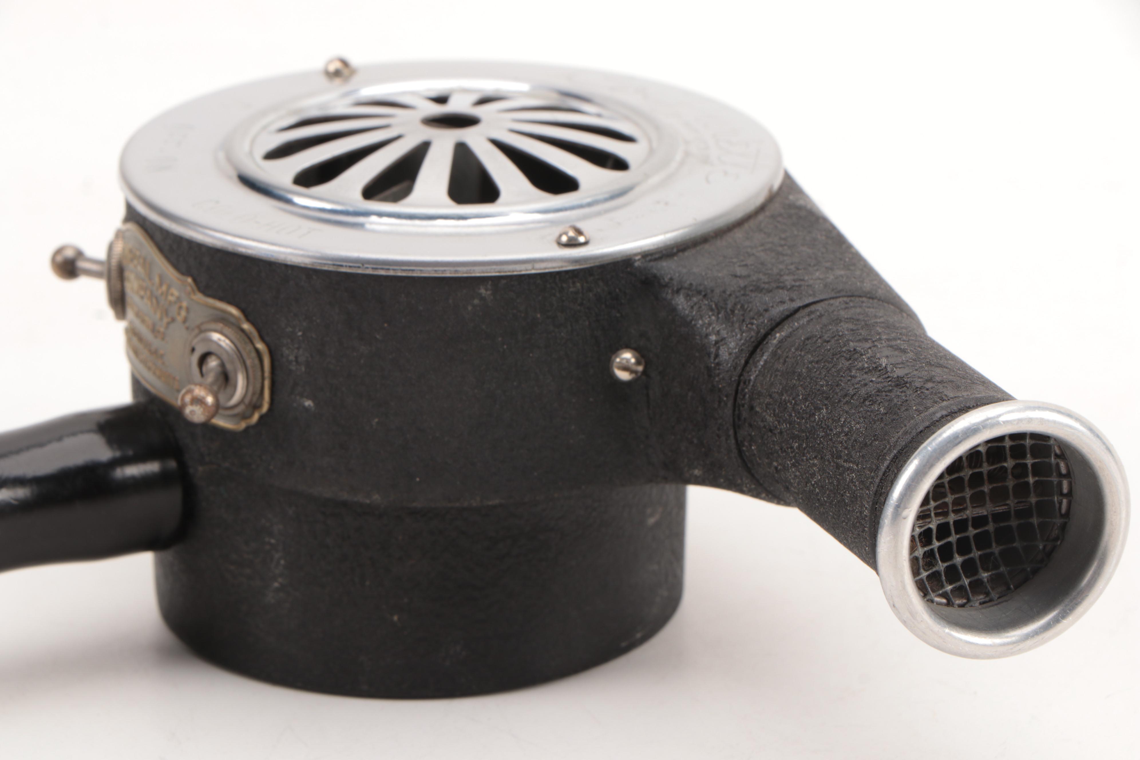 Focalipse Space Heater and Coiffurette Blow Dryer, Early to Mid 20th Century