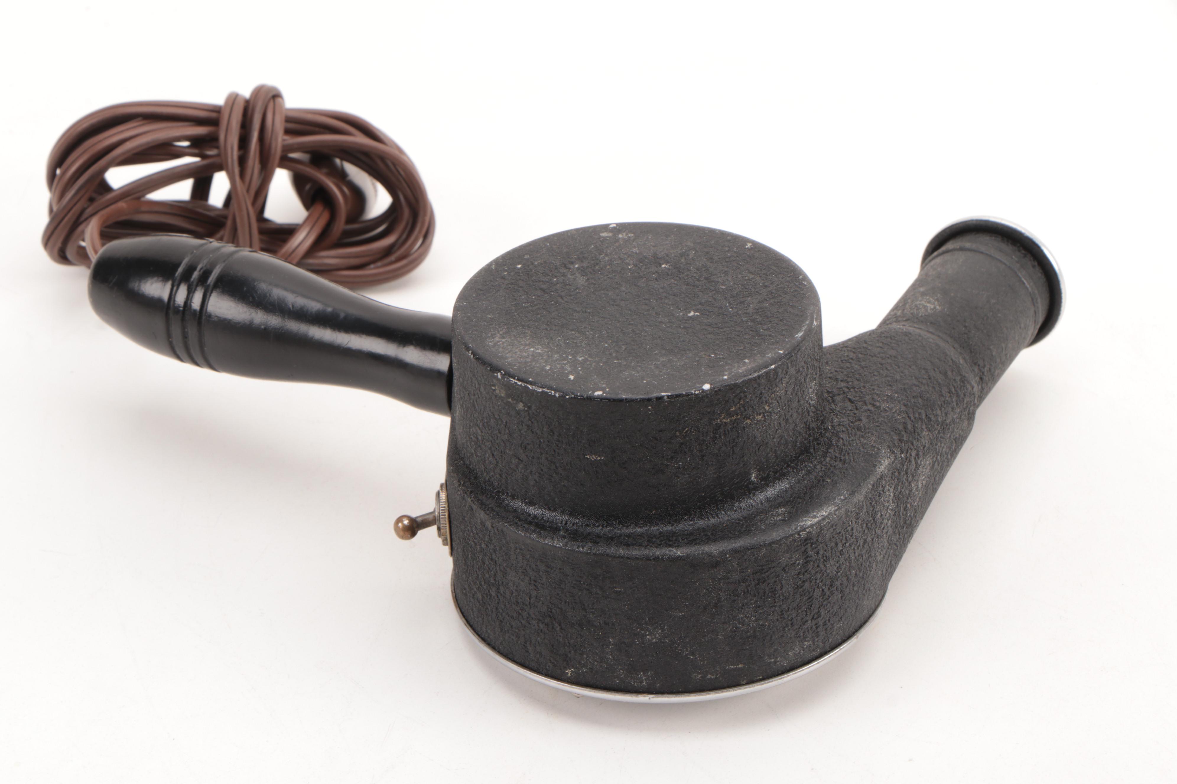 Focalipse Space Heater and Coiffurette Blow Dryer, Early to Mid 20th Century