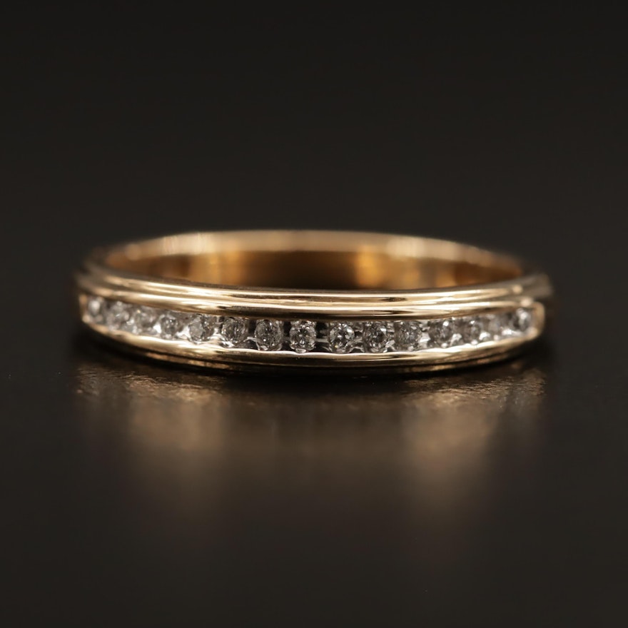 14K Diamond Band