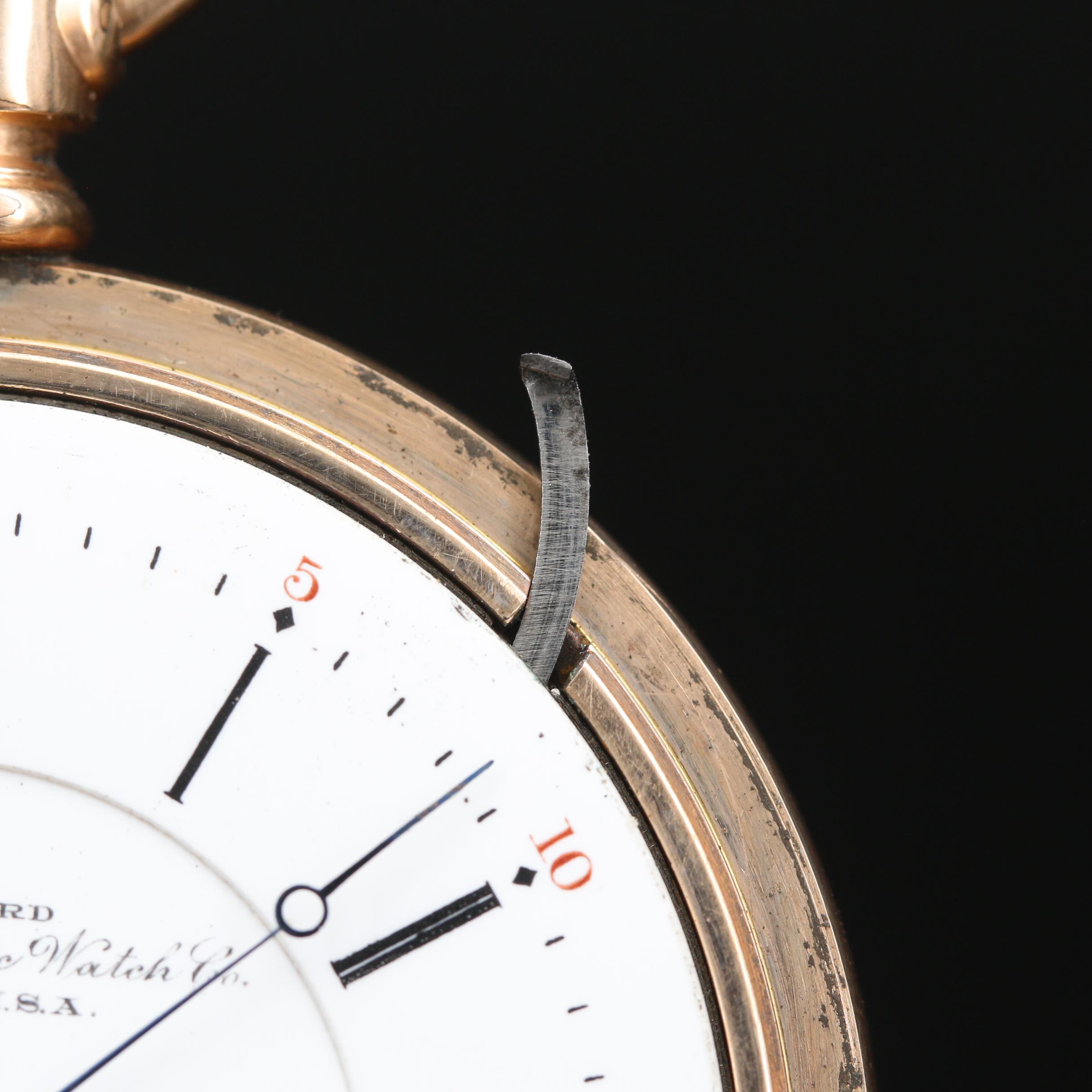 Paillard Non Magnetic Watch Co. Gold Filled Open Face Pocket Watch