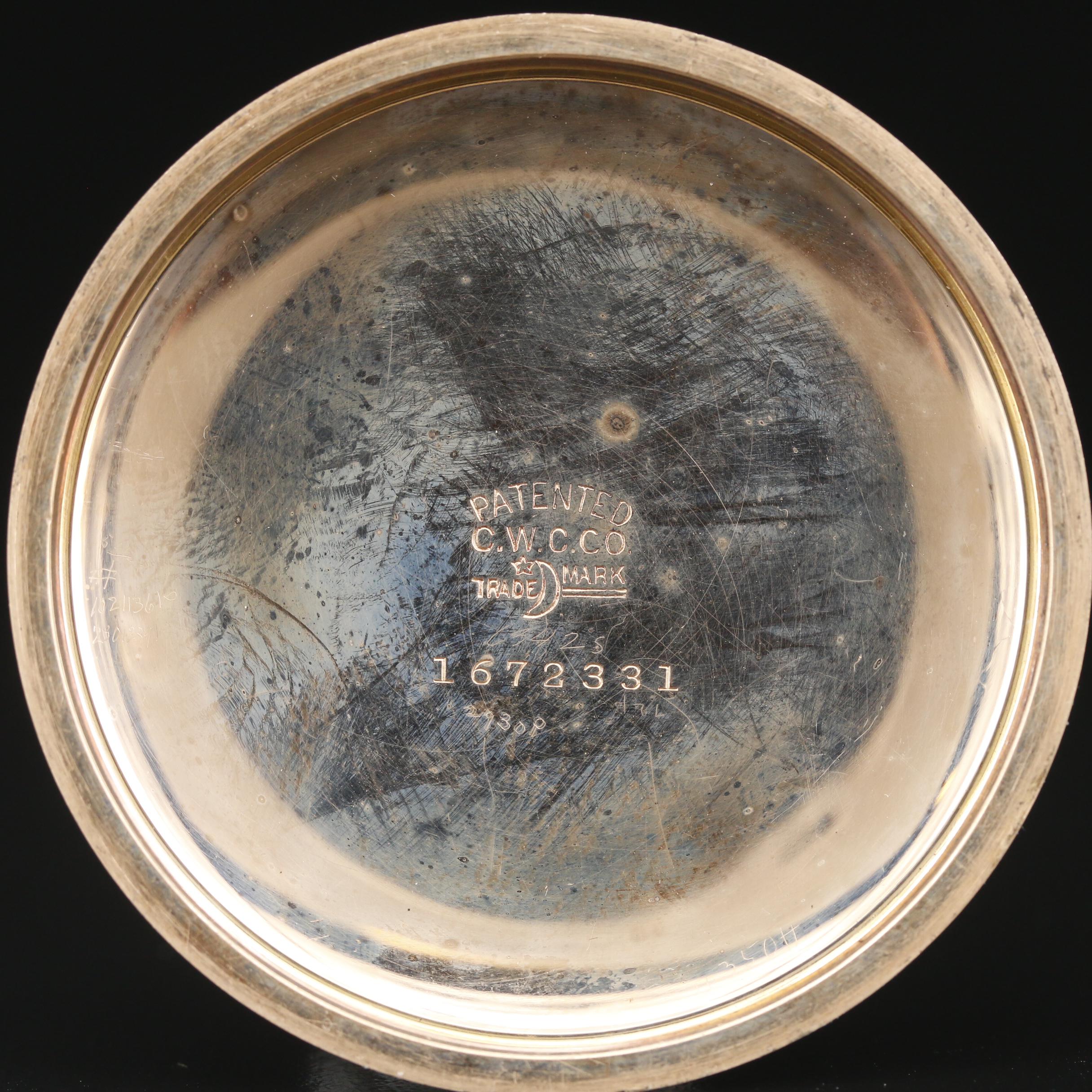 Paillard Non Magnetic Watch Co. Gold Filled Open Face Pocket Watch