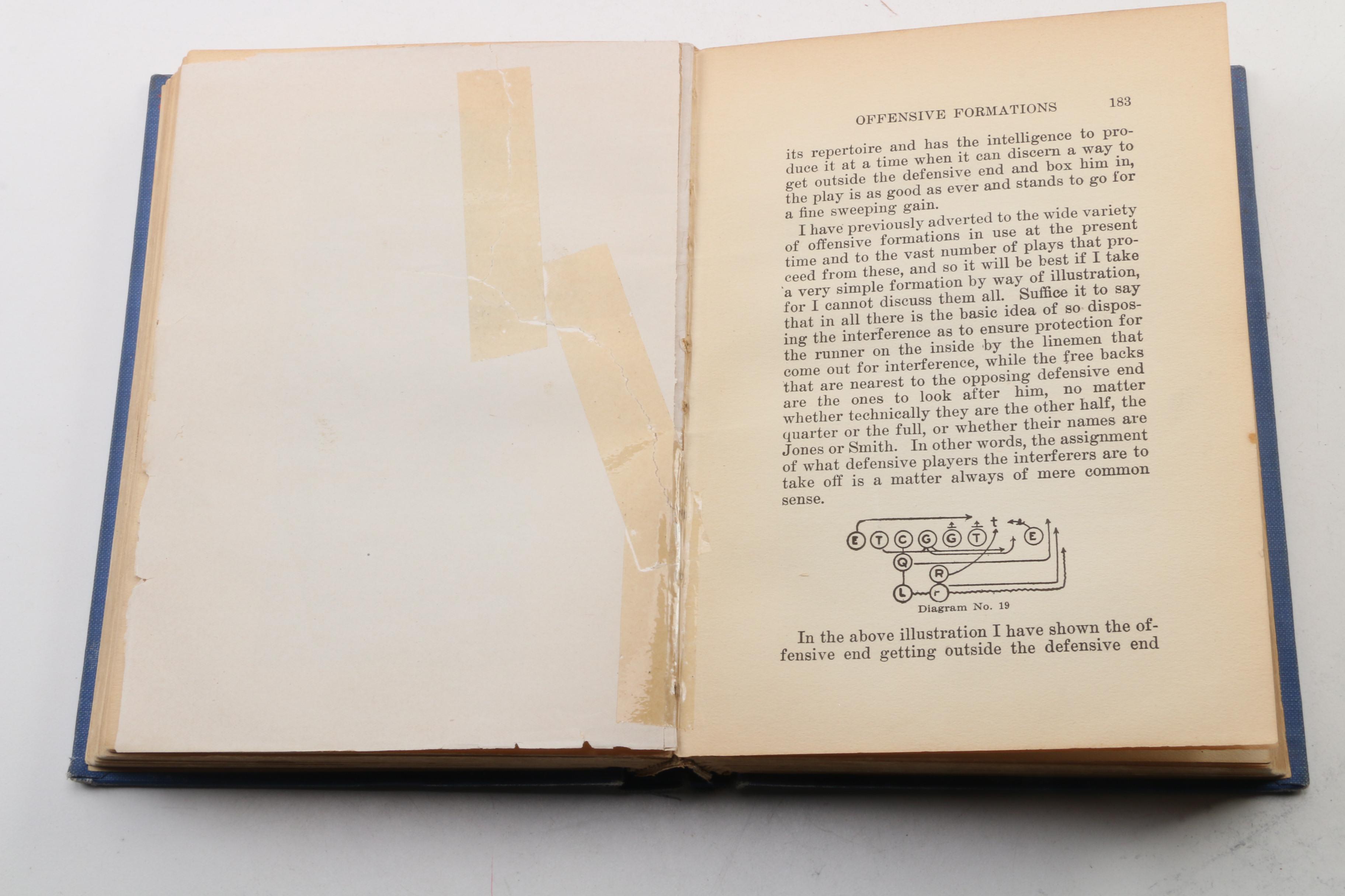 Second Edition "Principles of Football" by John W. Heisman, 1922