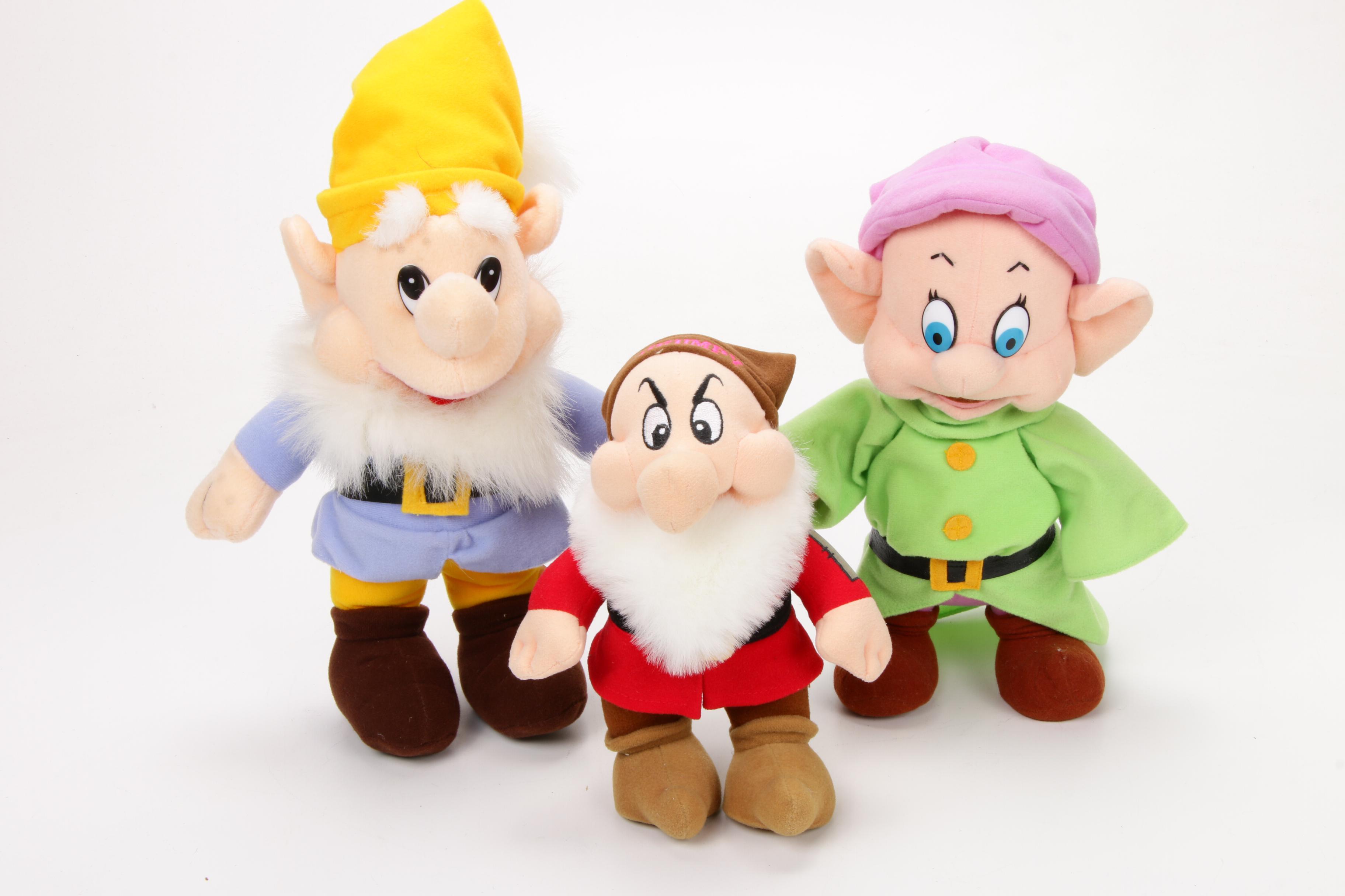 Walt Disney Plush Characters, Vintage