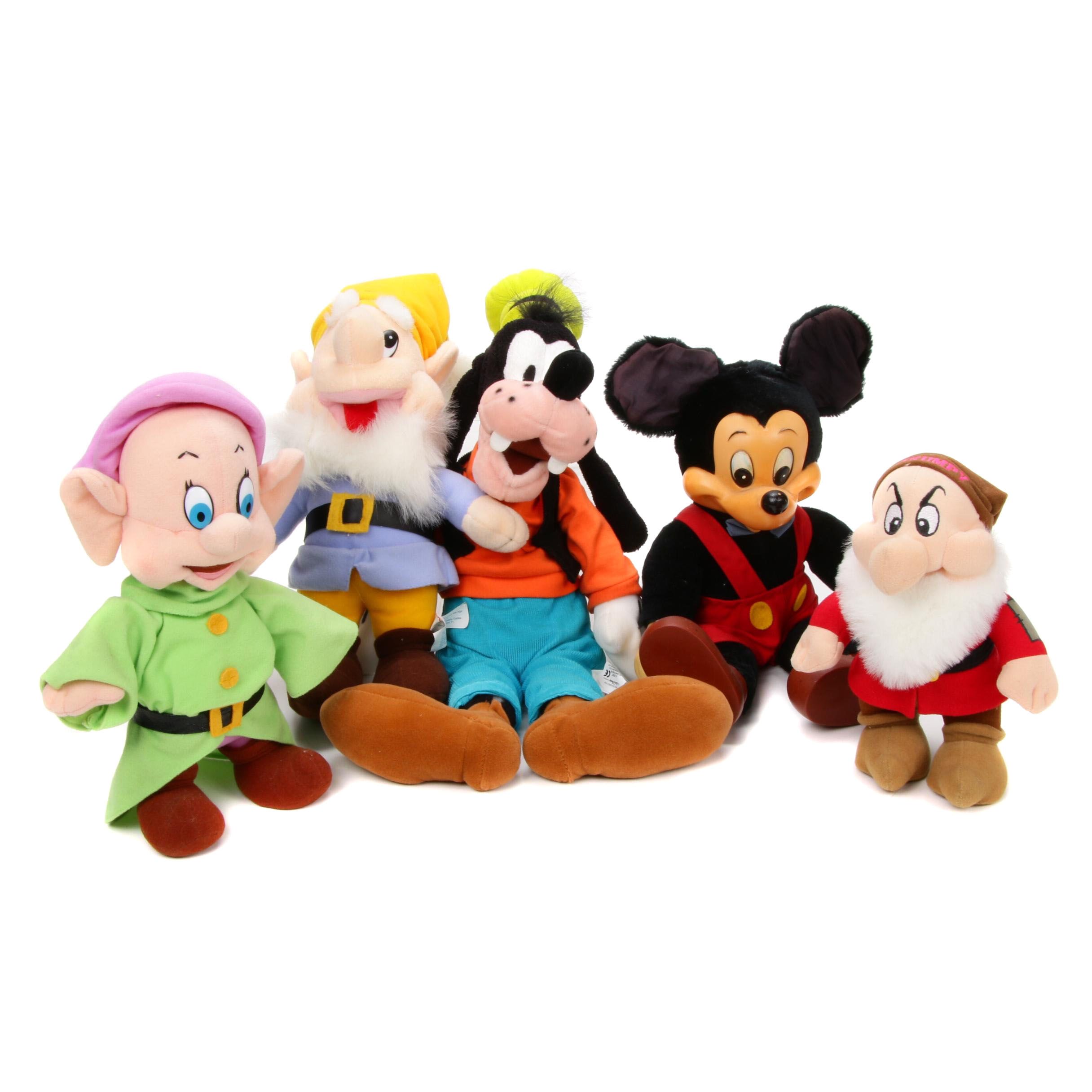 Walt Disney Plush Characters, Vintage