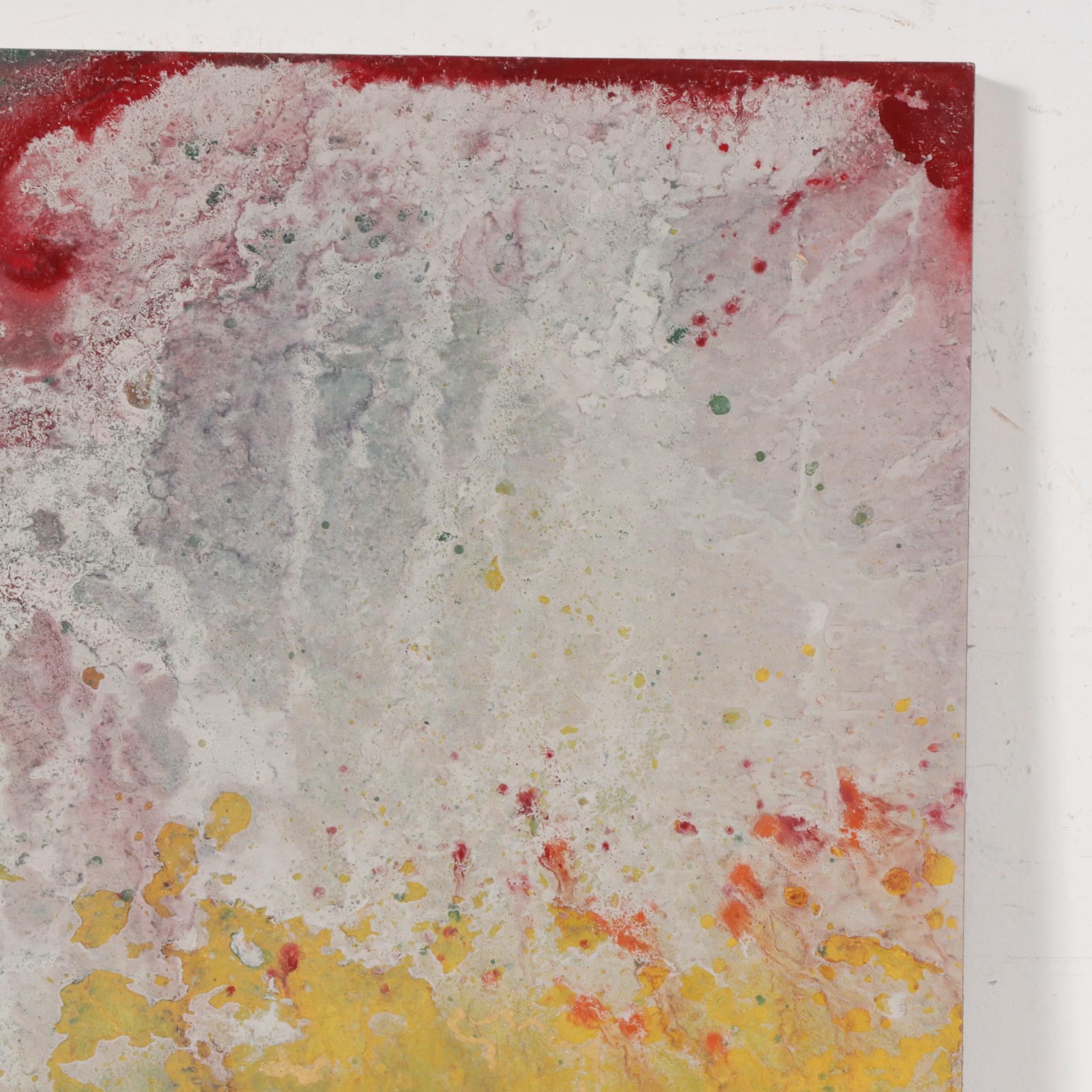 Paul Mathisen Abstract Oil Painting "Miami Nights I", 2006