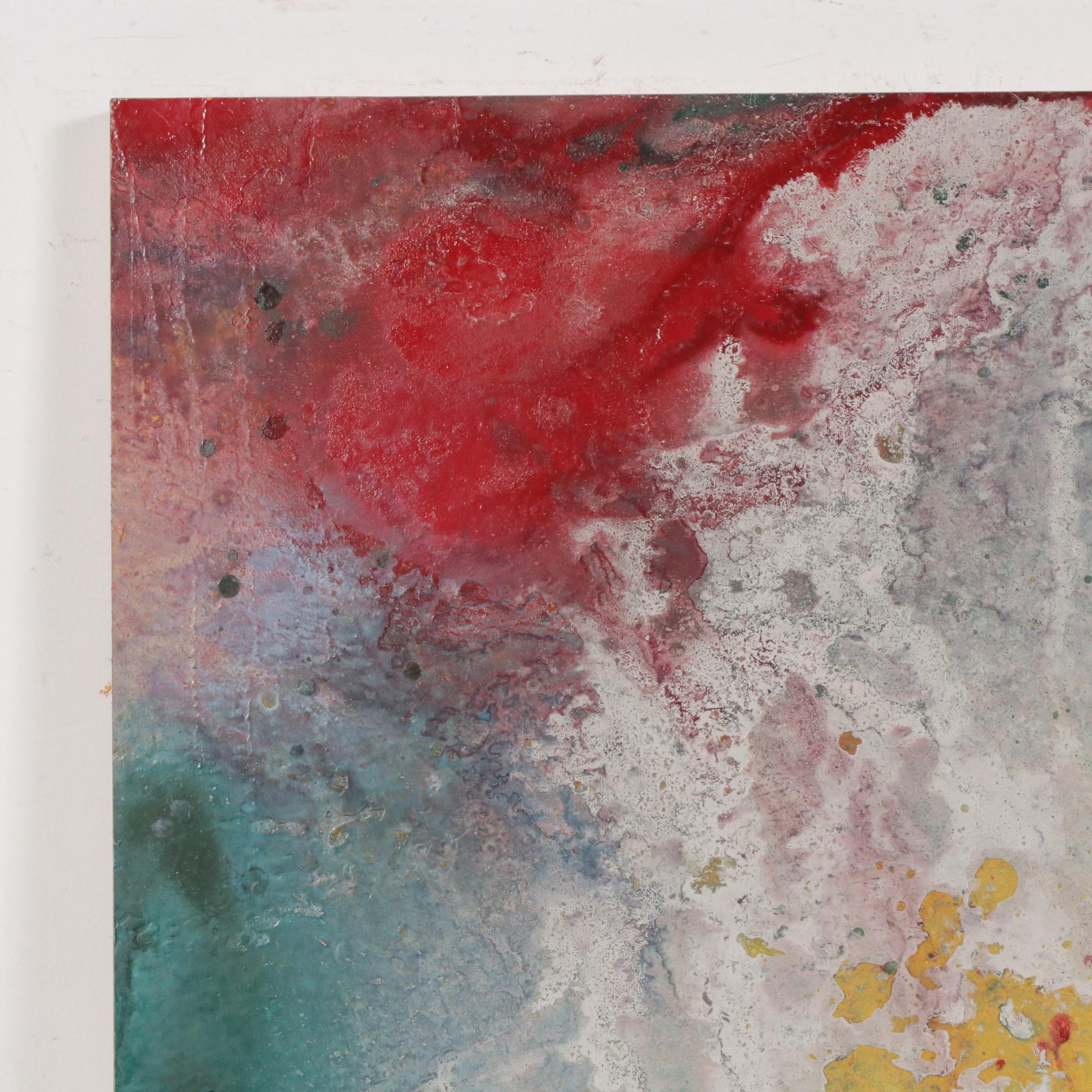 Paul Mathisen Abstract Oil Painting "Miami Nights I", 2006