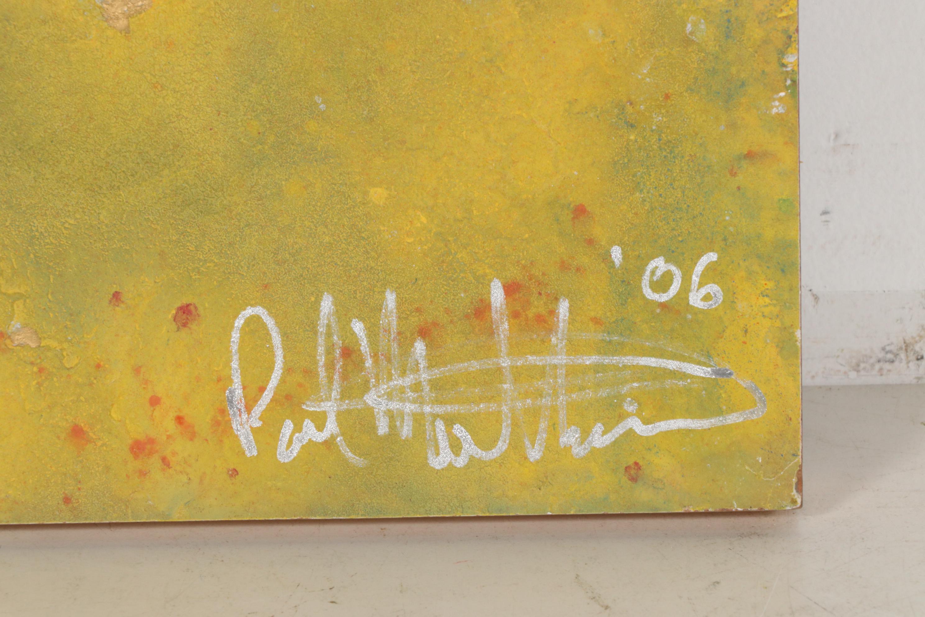 Paul Mathisen Abstract Oil Painting "Miami Nights I", 2006