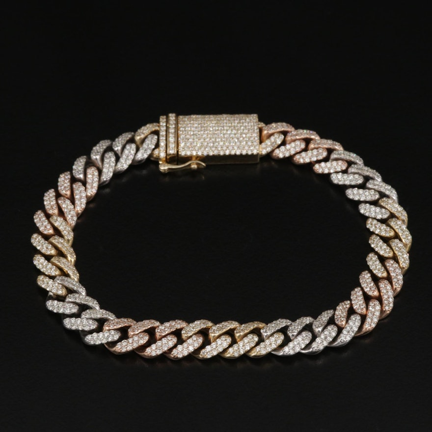 ICEBOX 14K Gold 3.23 CTW Diamond Bracelet