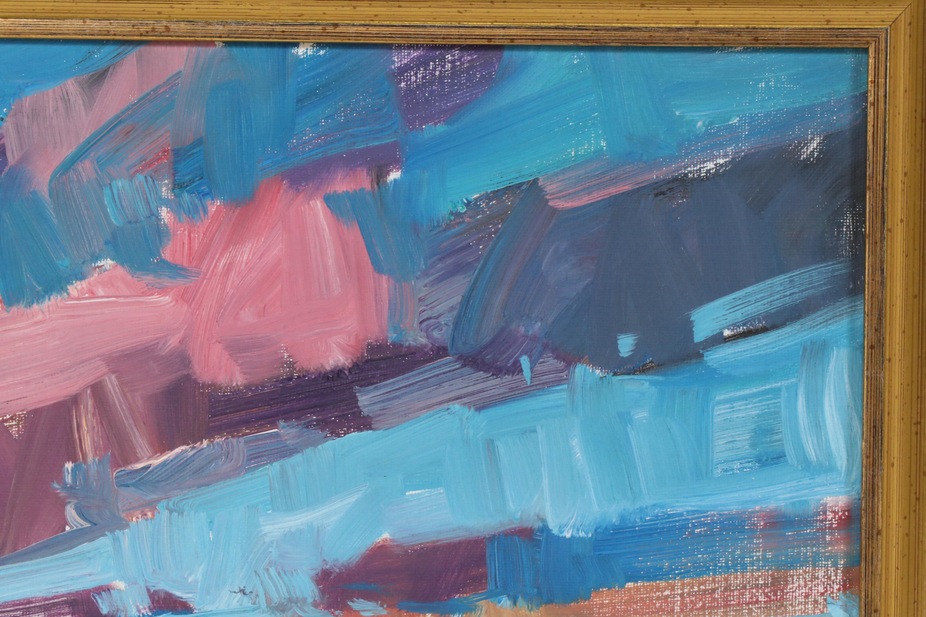 Jose Trujillo Oil Painting "Pastel Sunset", 2019