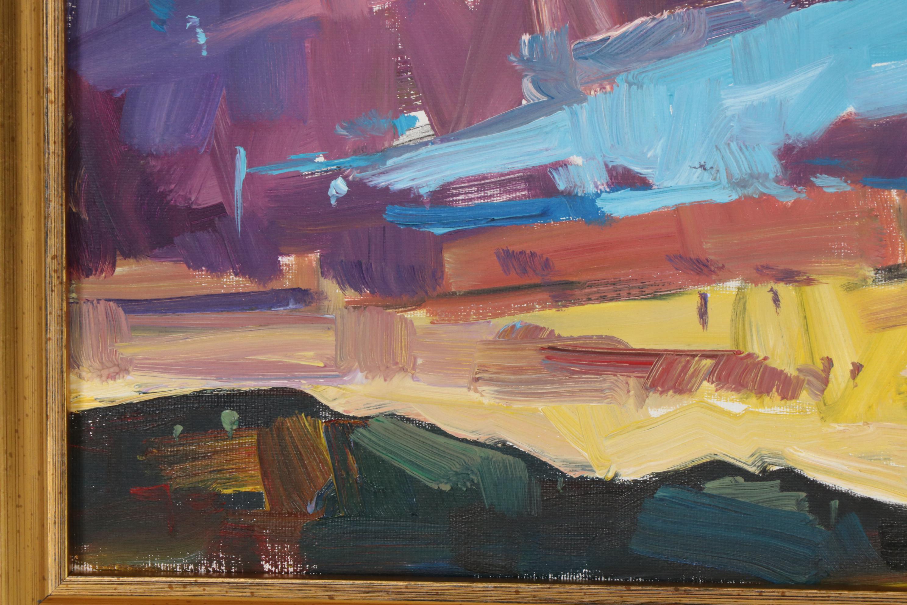 Jose Trujillo Oil Painting "Pastel Sunset", 2019