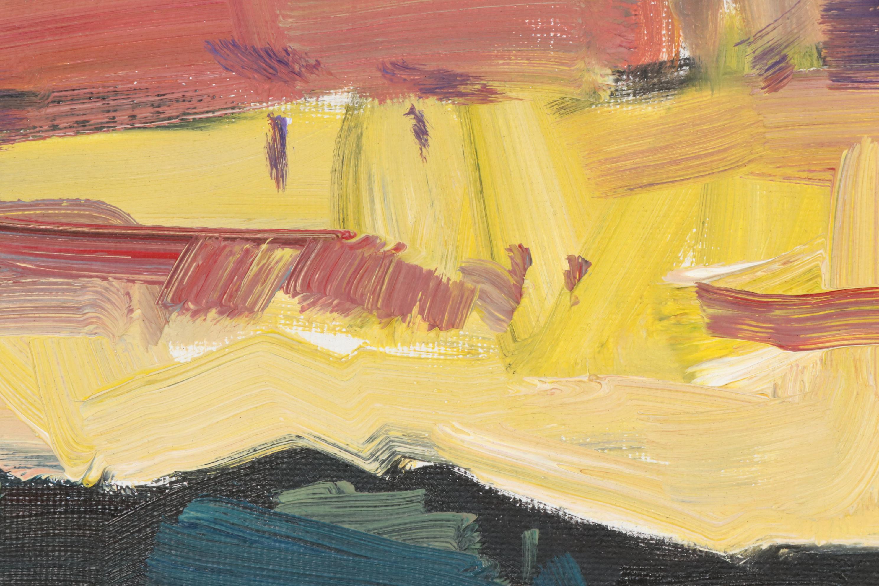 Jose Trujillo Oil Painting "Pastel Sunset", 2019