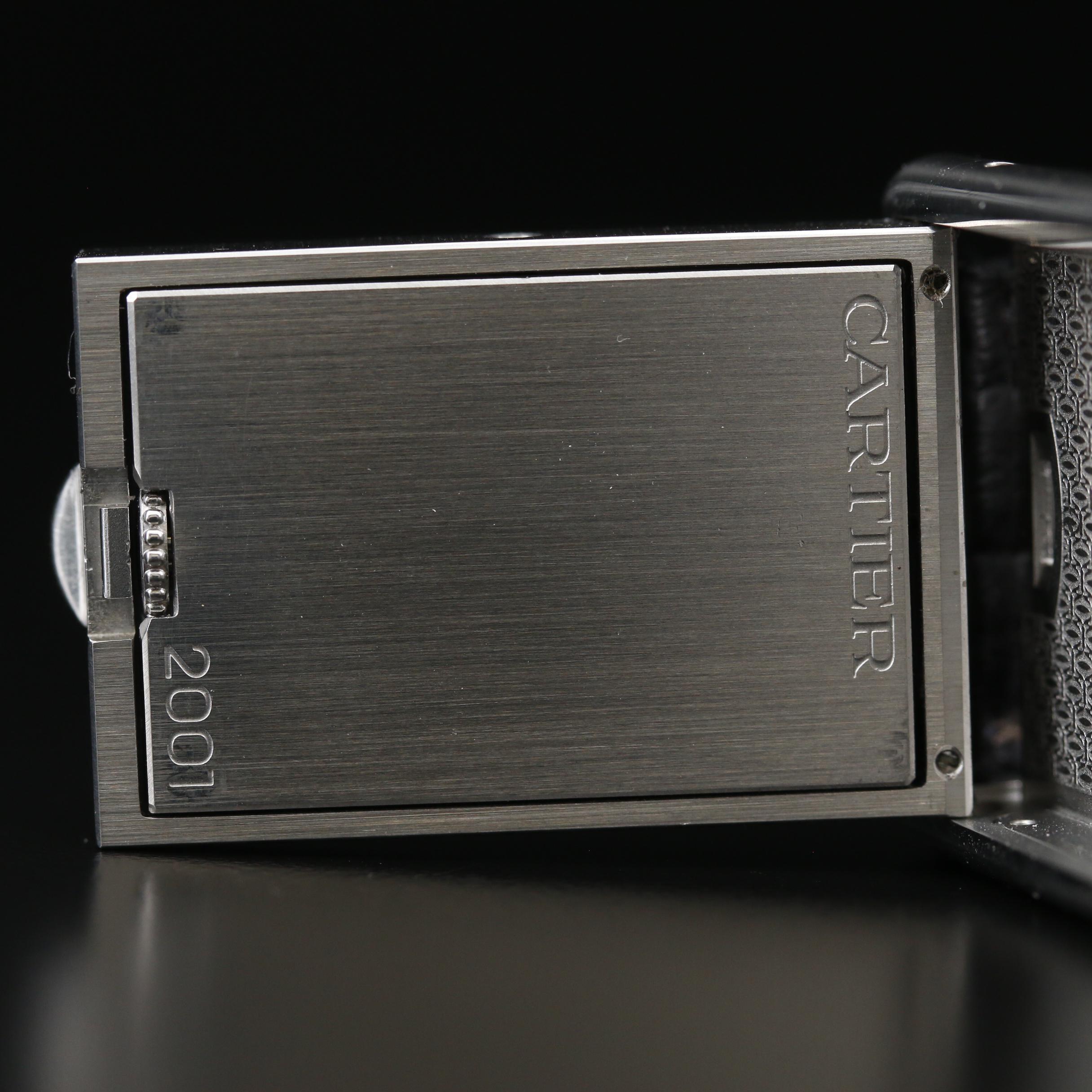 Cartier Tank "Basculante" Stainless Steel Stem Wind Watch