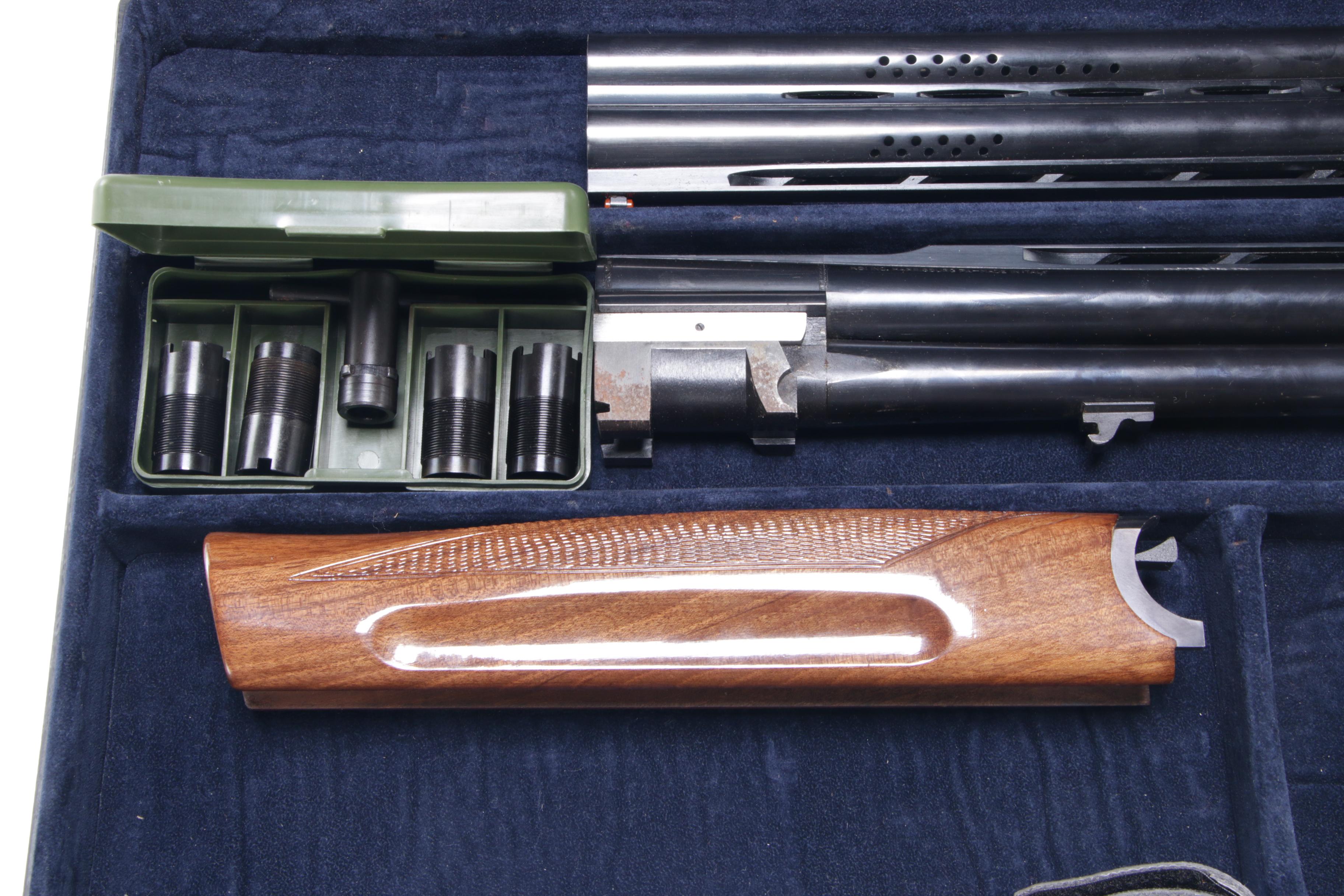 Bresciani Charles Daly Empire Grade O/U 12 Gauge Shotgun and Case