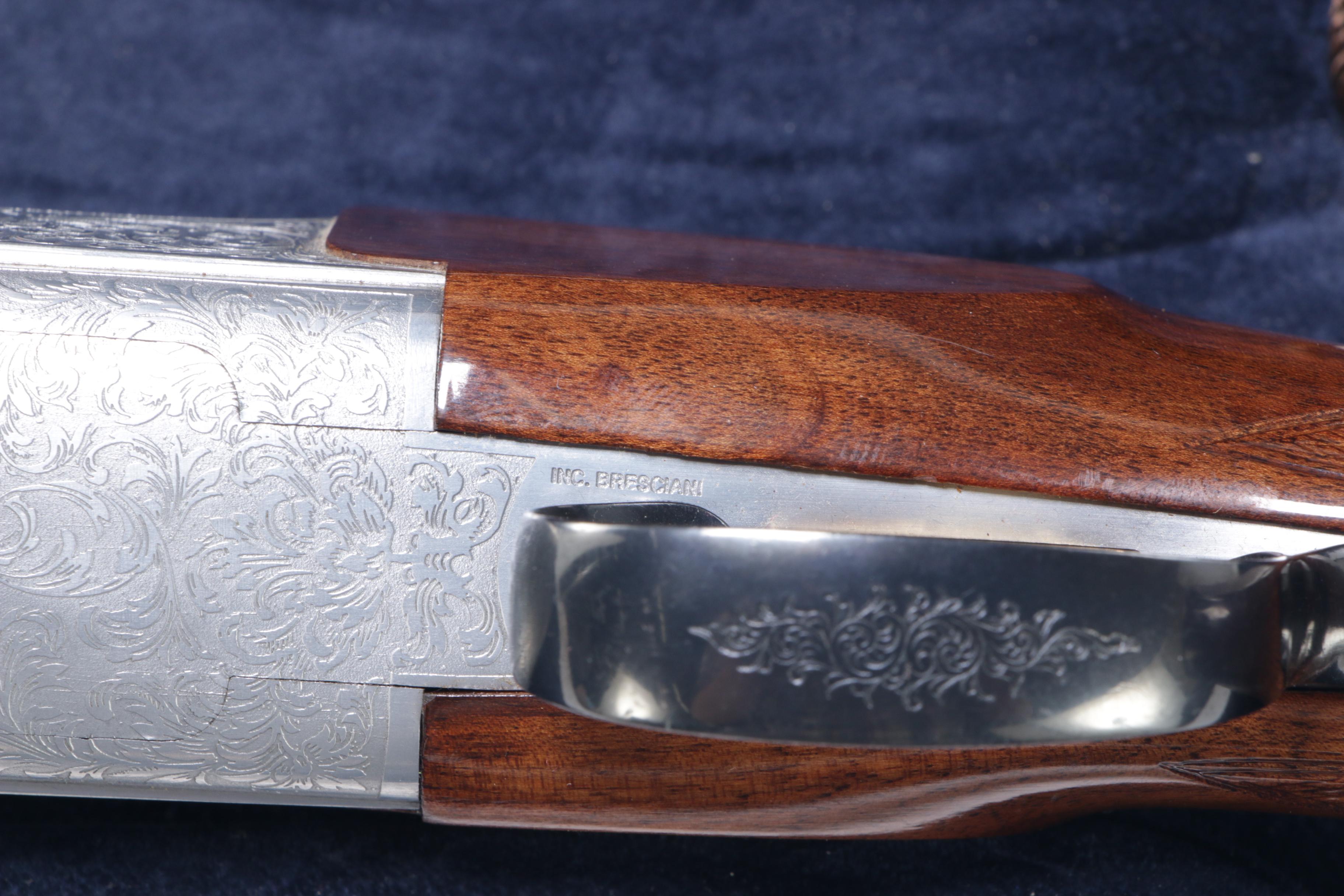 Bresciani Charles Daly Empire Grade O/U 12 Gauge Shotgun and Case