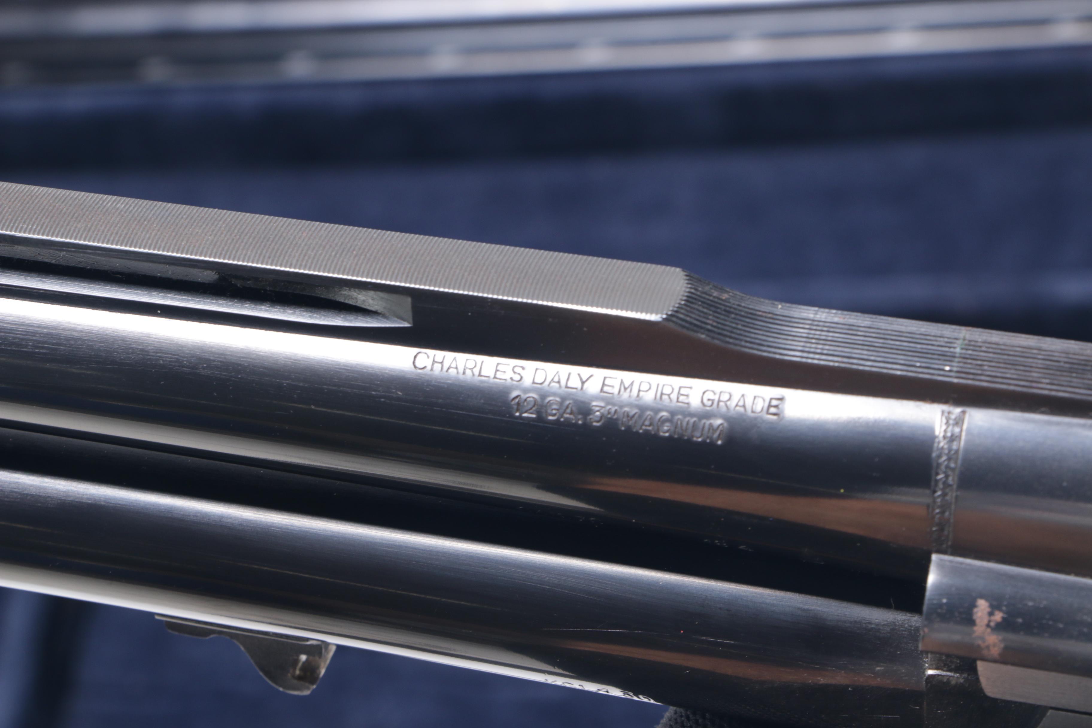 Bresciani Charles Daly Empire Grade O/U 12 Gauge Shotgun and Case