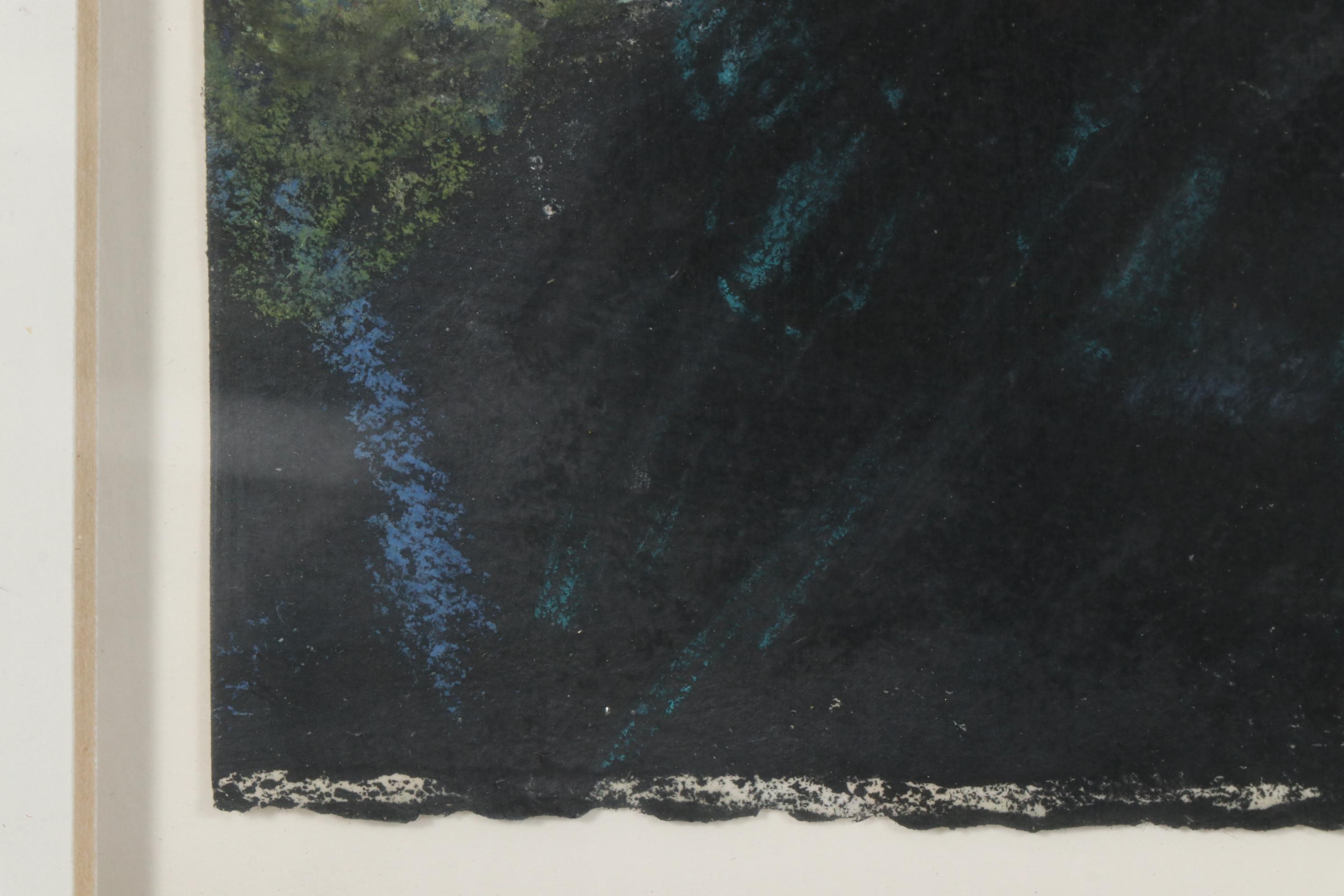 Marti Steffy Mixed Media Drawing of Abstract Portrait