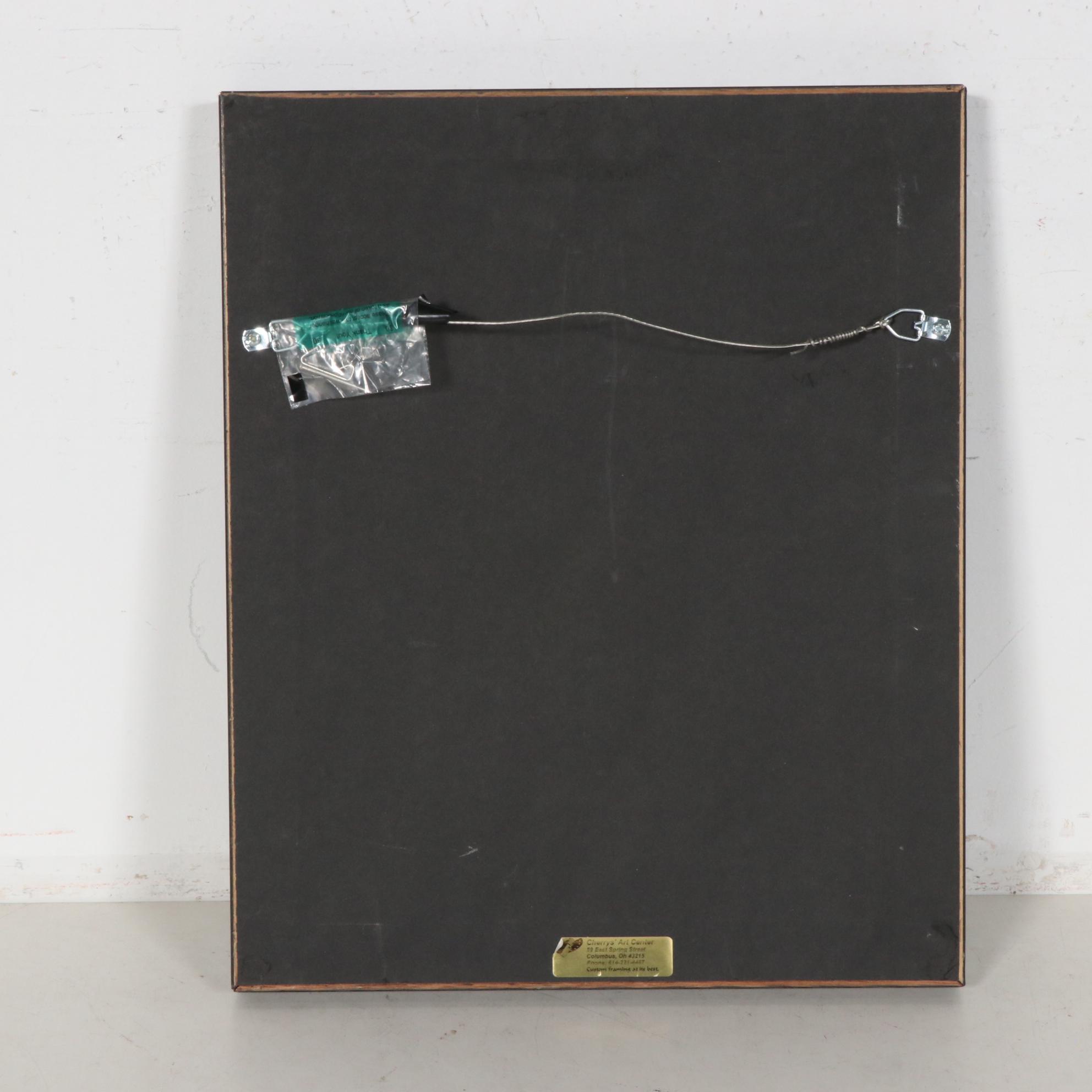 Marti Steffy Mixed Media Drawing of Abstract Portrait