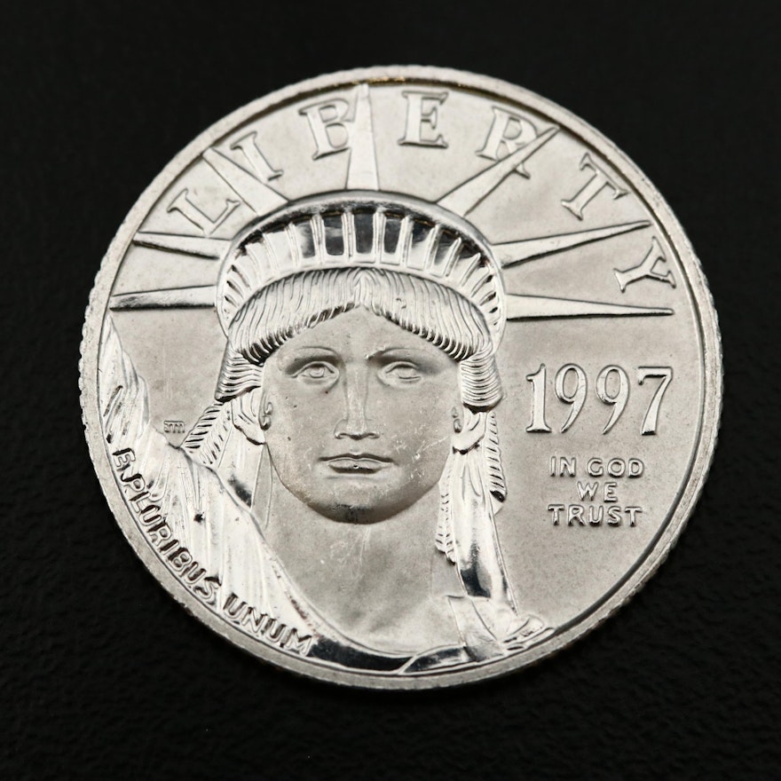 1997 $25 1/4 Oz. Platinum Eagle Bullion Coin