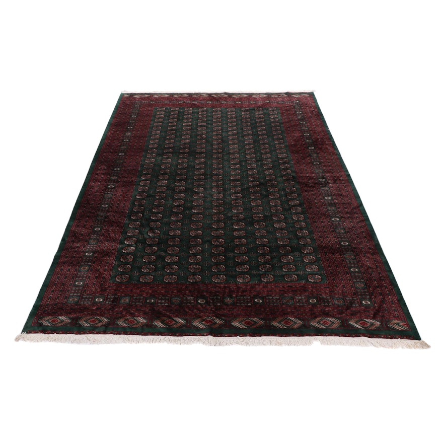 10'4 x 14'2 Hand-Knotted Pakistani Wool Room-Sized Rug