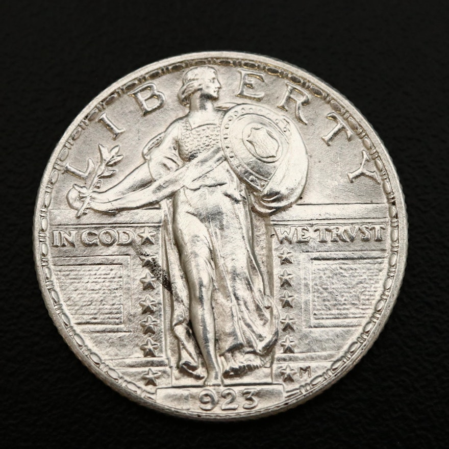 Uncirculated 1923 Standing Liberty Silver Quarter