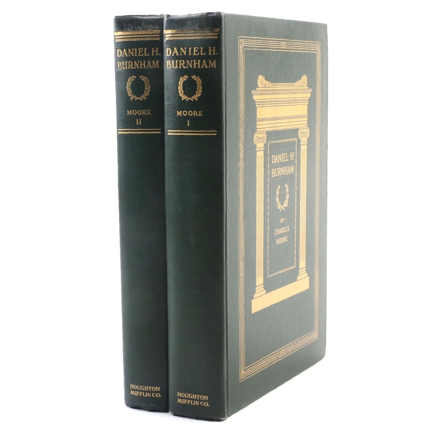 First Edition "Daniel H. Burnham, Architect, Planner of Cities" by Moore, 1921