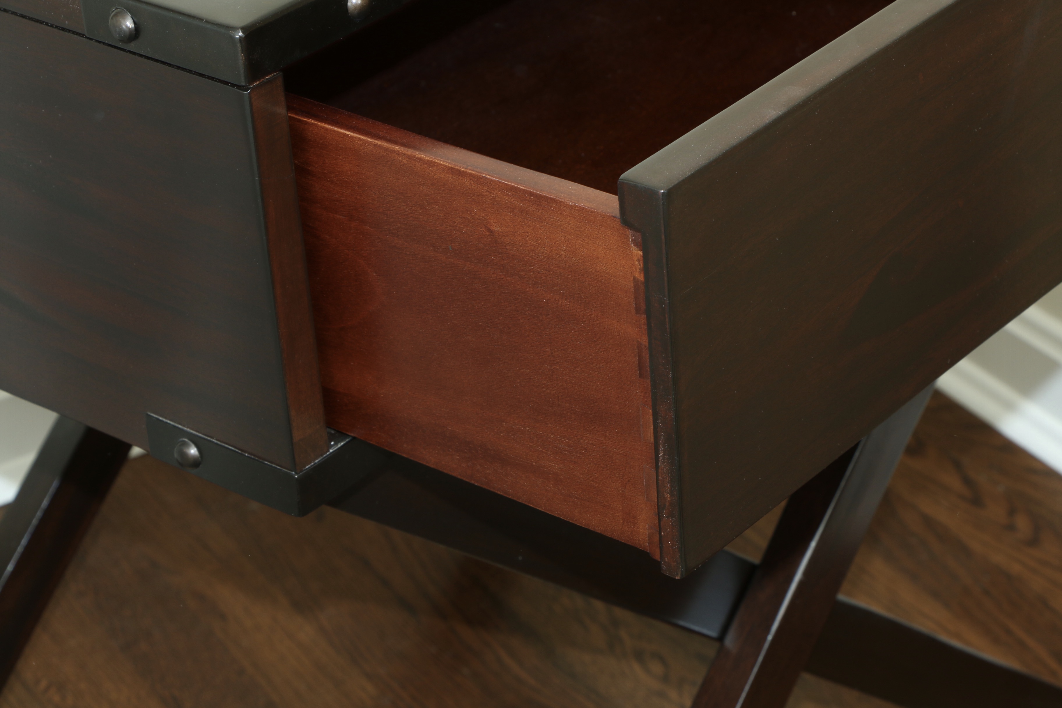 Pottery Barn "Devon" Campaign Style Wood Dresser and Nightstand