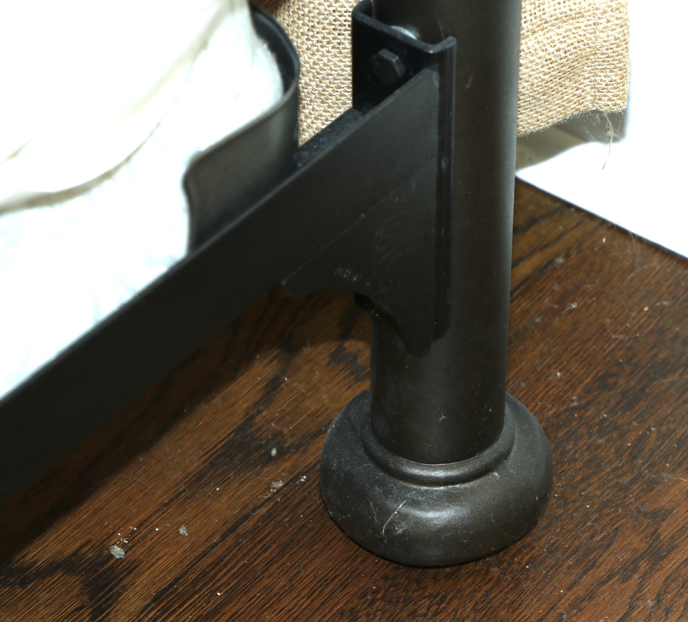 Pottery Barn "Coleman" Queen Size Metal Bed Frame with Patinated Bronze Finish