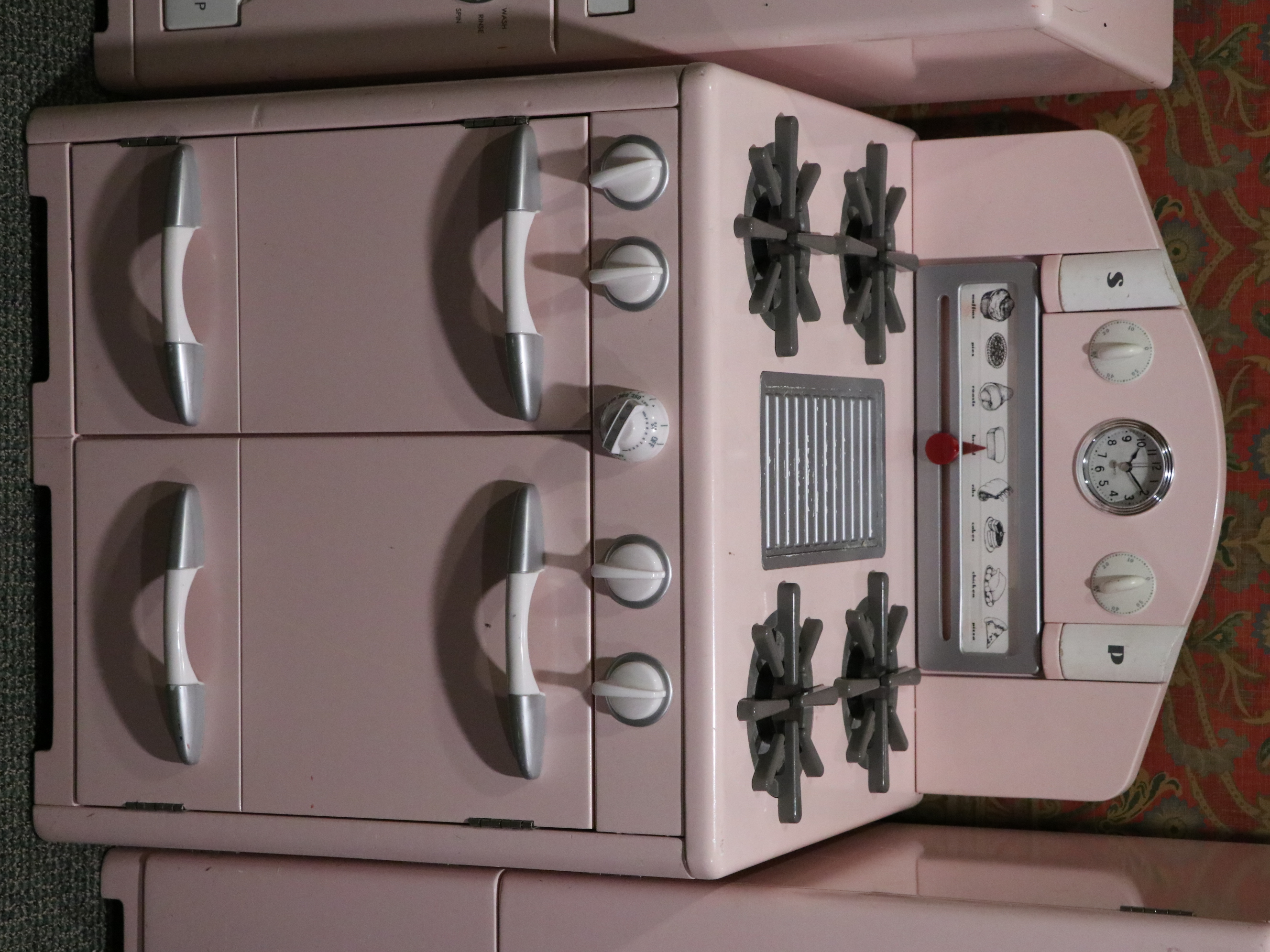 Pottery Barn Kids "Retro" Kitchen and House Pretend Play Set in Pink