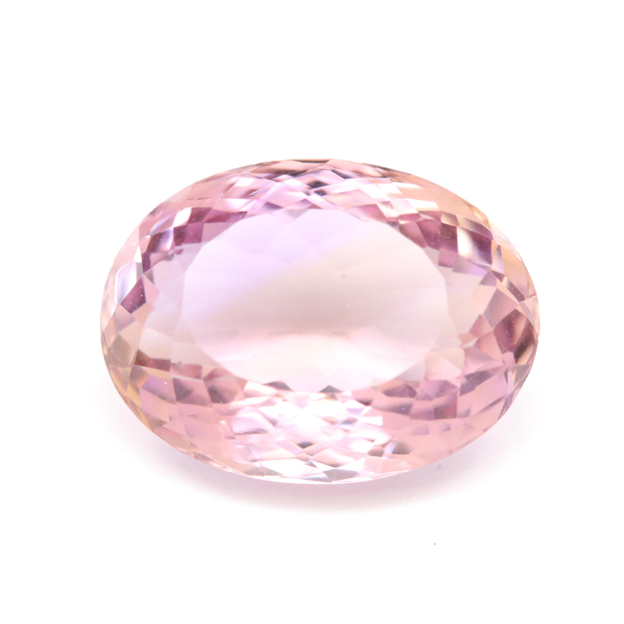 Loose 16.22 CT Oval Faceted Ametrine
