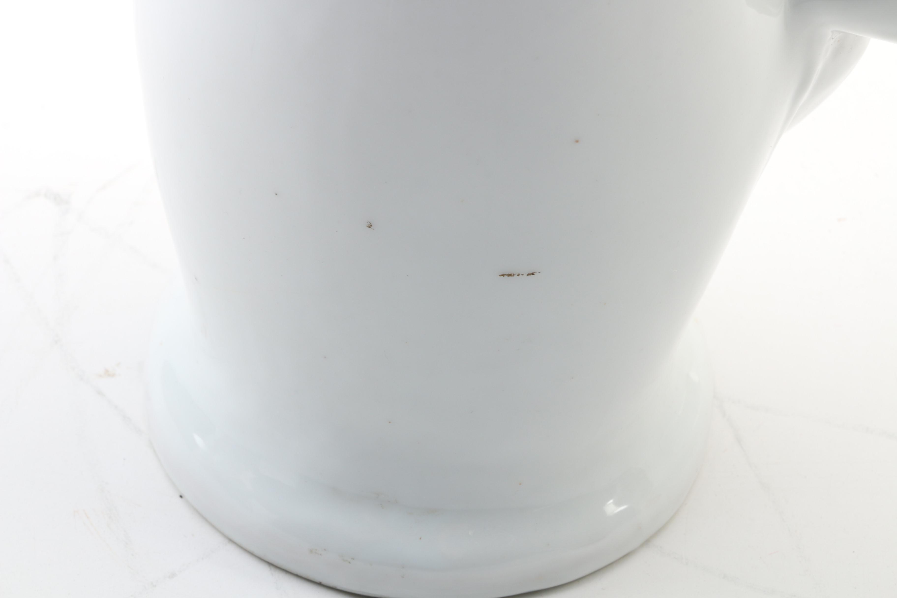 Old Pairs Porcelain Gilt Vases, Early to Mid 19th Century