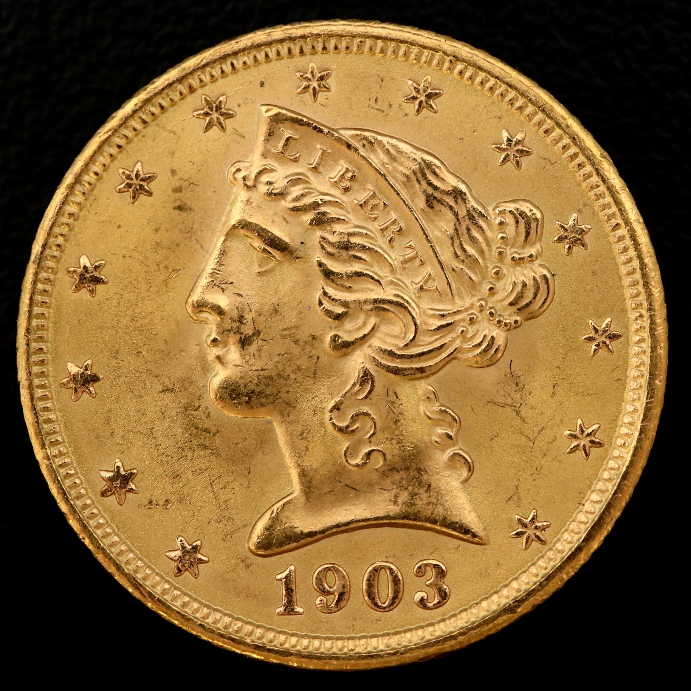 1903-S Liberty Head Gold $5 Half Eagle