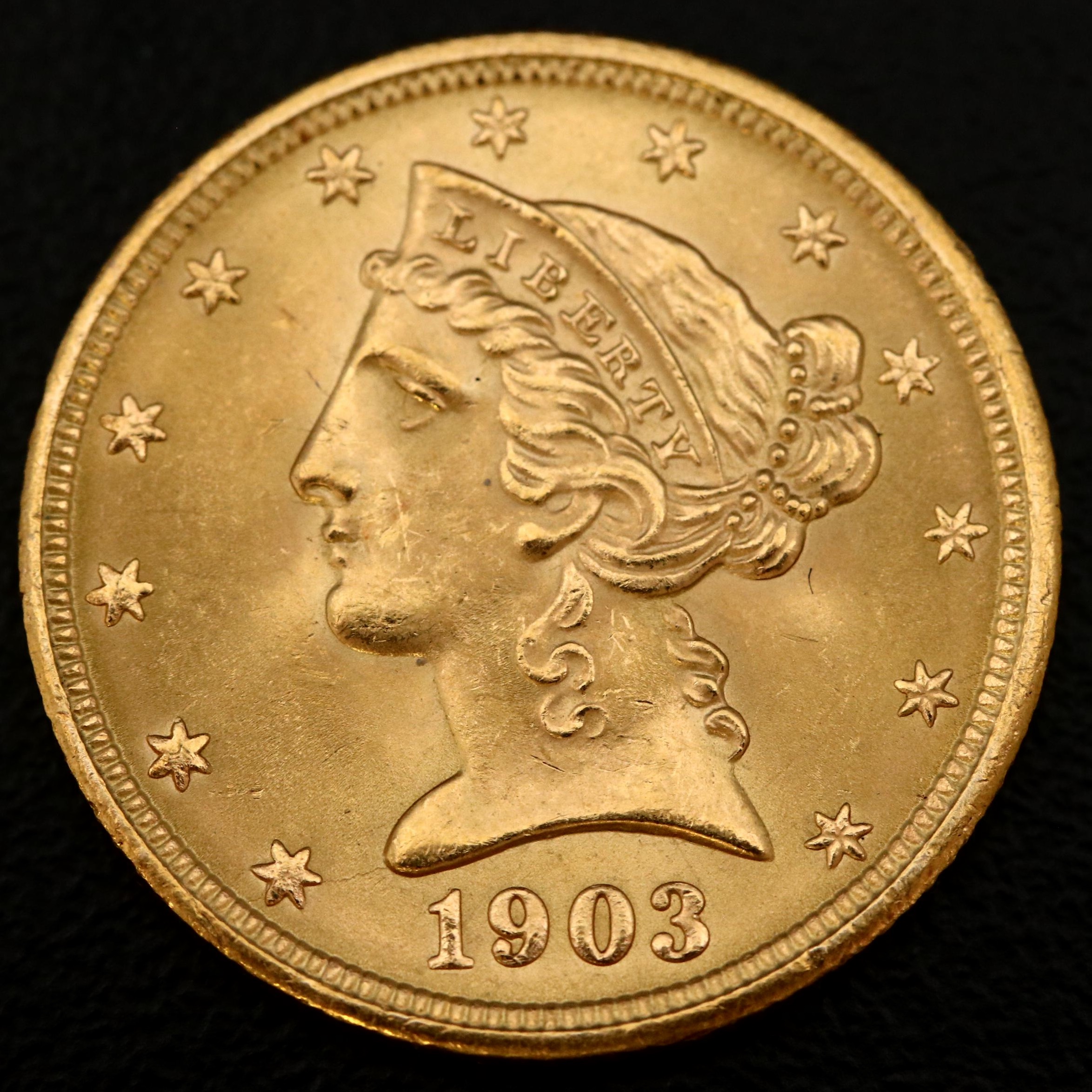 1903-S Liberty Head Gold $5 Half Eagle